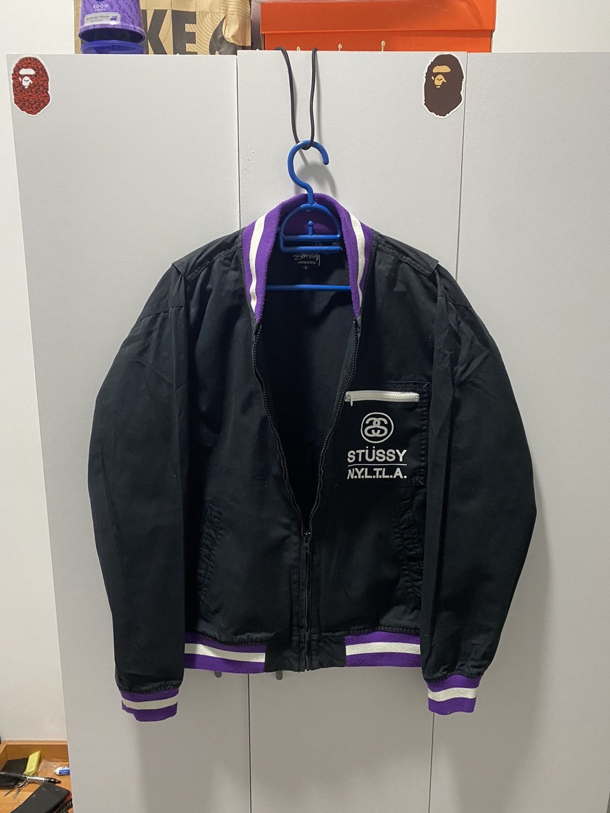 Stussy Vintage Stussy varsity Jacket Size US S / EU 44-46 / 1 - 2 Thumbnail