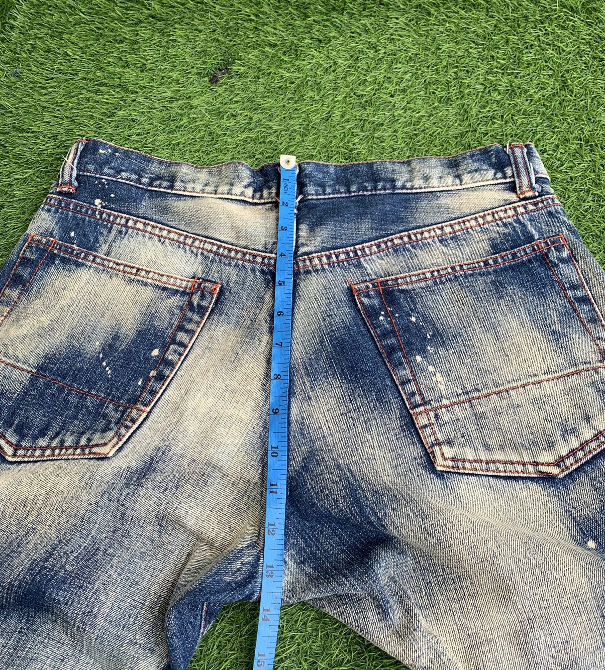 Japanese Brand Japanese Brand Asid Wash blue Selvedge Multiple pocket Size US 34 / EU 50 - 20 Thumbnail