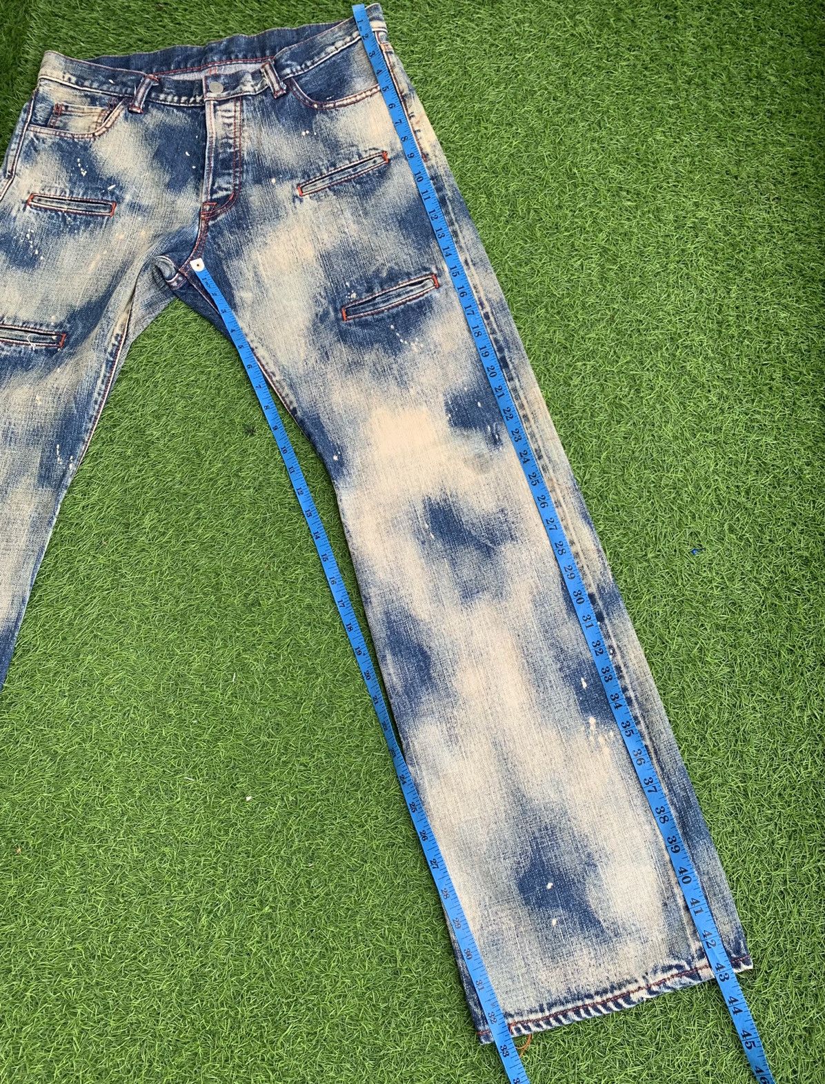 Japanese Brand Japanese Brand Asid Wash blue Selvedge Multiple pocket Size US 34 / EU 50 - 18 Thumbnail