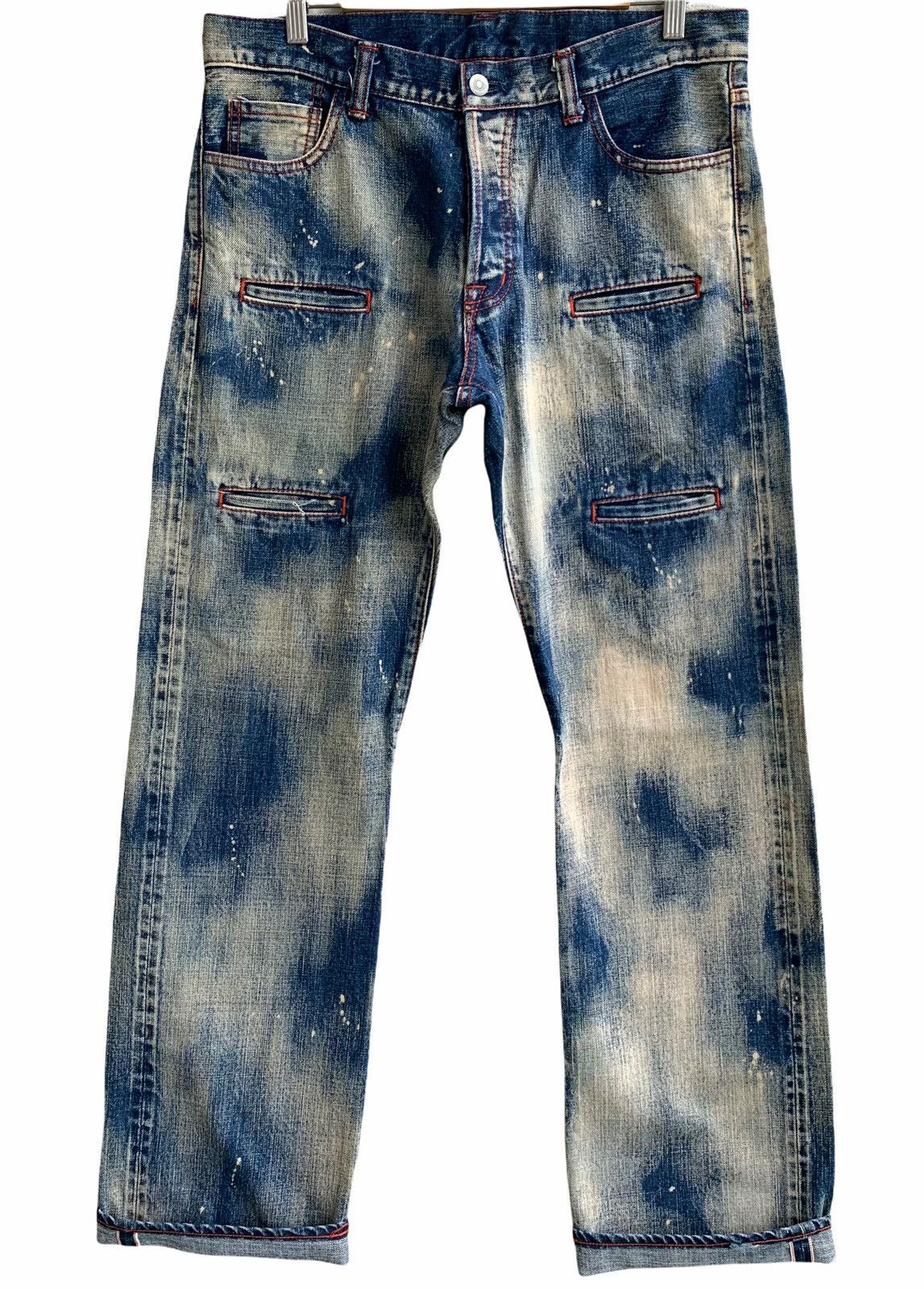 Japanese Brand Japanese Brand Asid Wash blue Selvedge Multiple pocket Size US 34 / EU 50 - 3 Thumbnail