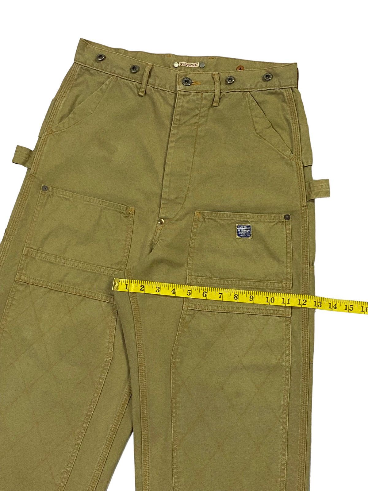 Kapital Nice Design‼️Kapital Double Knee Cropped Pants Size US 30 / EU 46 - 8 Thumbnail