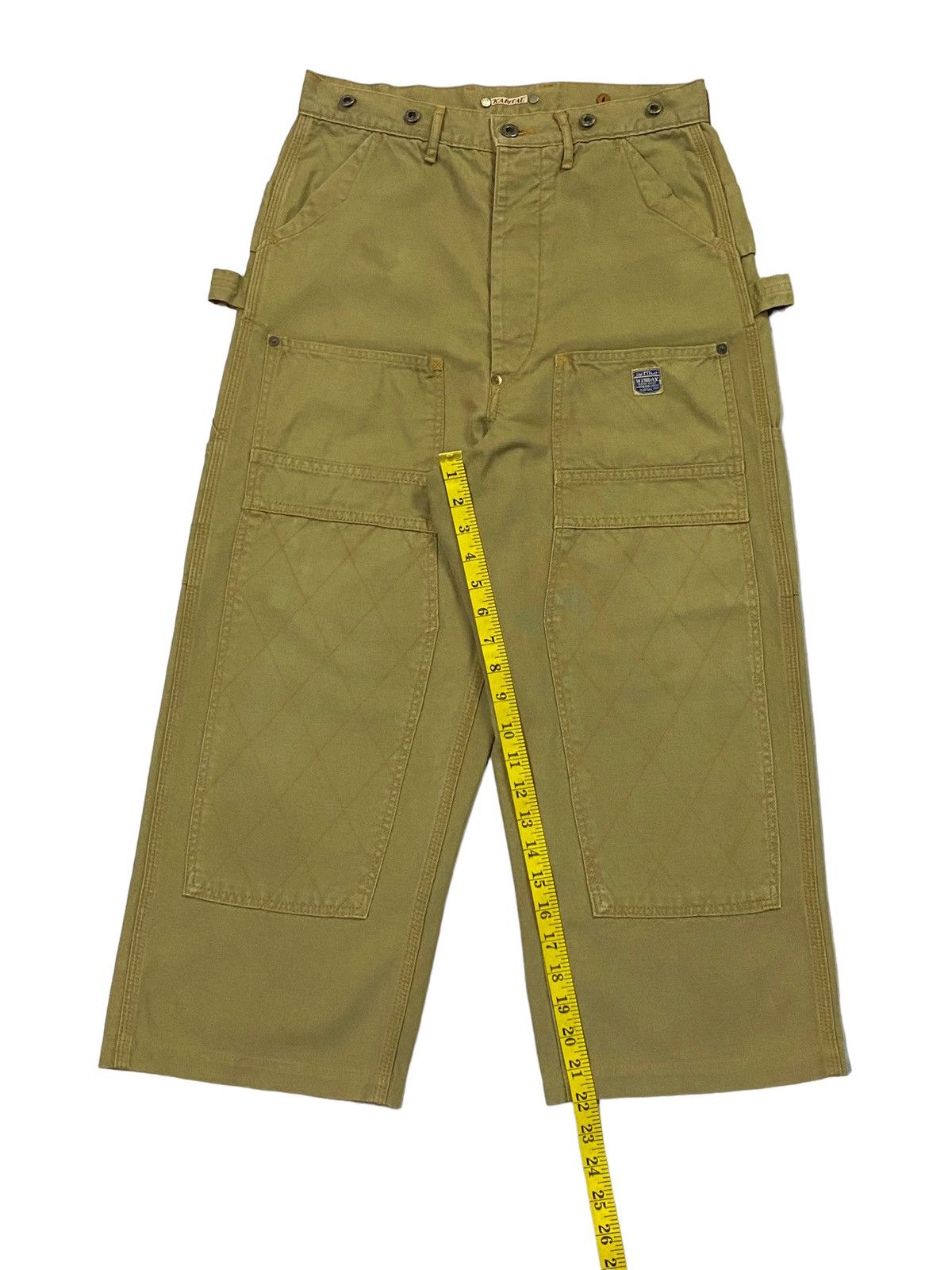 Kapital Nice Design‼️Kapital Double Knee Cropped Pants Size US 30 / EU 46 - 7 Thumbnail