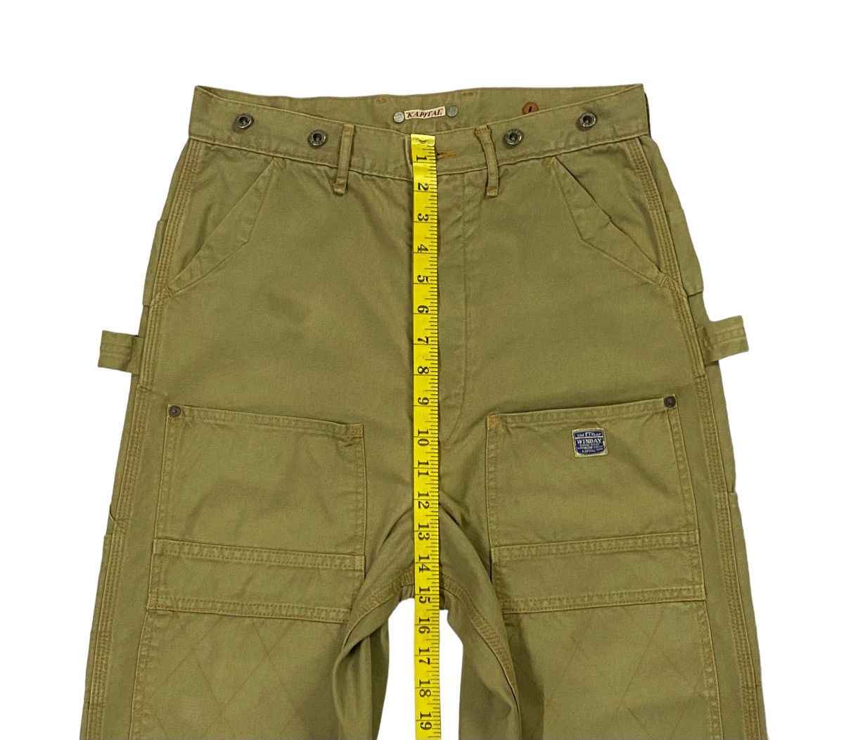 Kapital Nice Design‼️Kapital Double Knee Cropped Pants Size US 30 / EU 46 - 5 Thumbnail