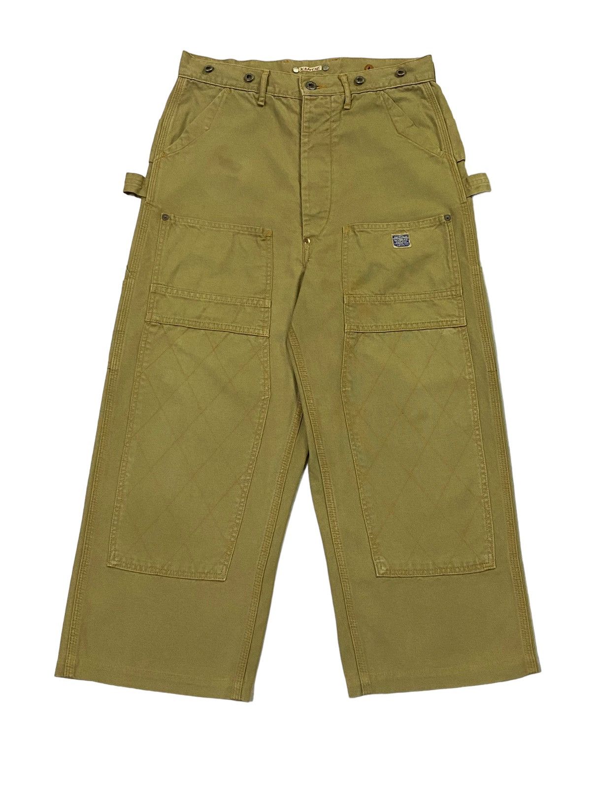 Kapital Nice Design‼️Kapital Double Knee Cropped Pants Size US 30 / EU 46 - 2 Thumbnail