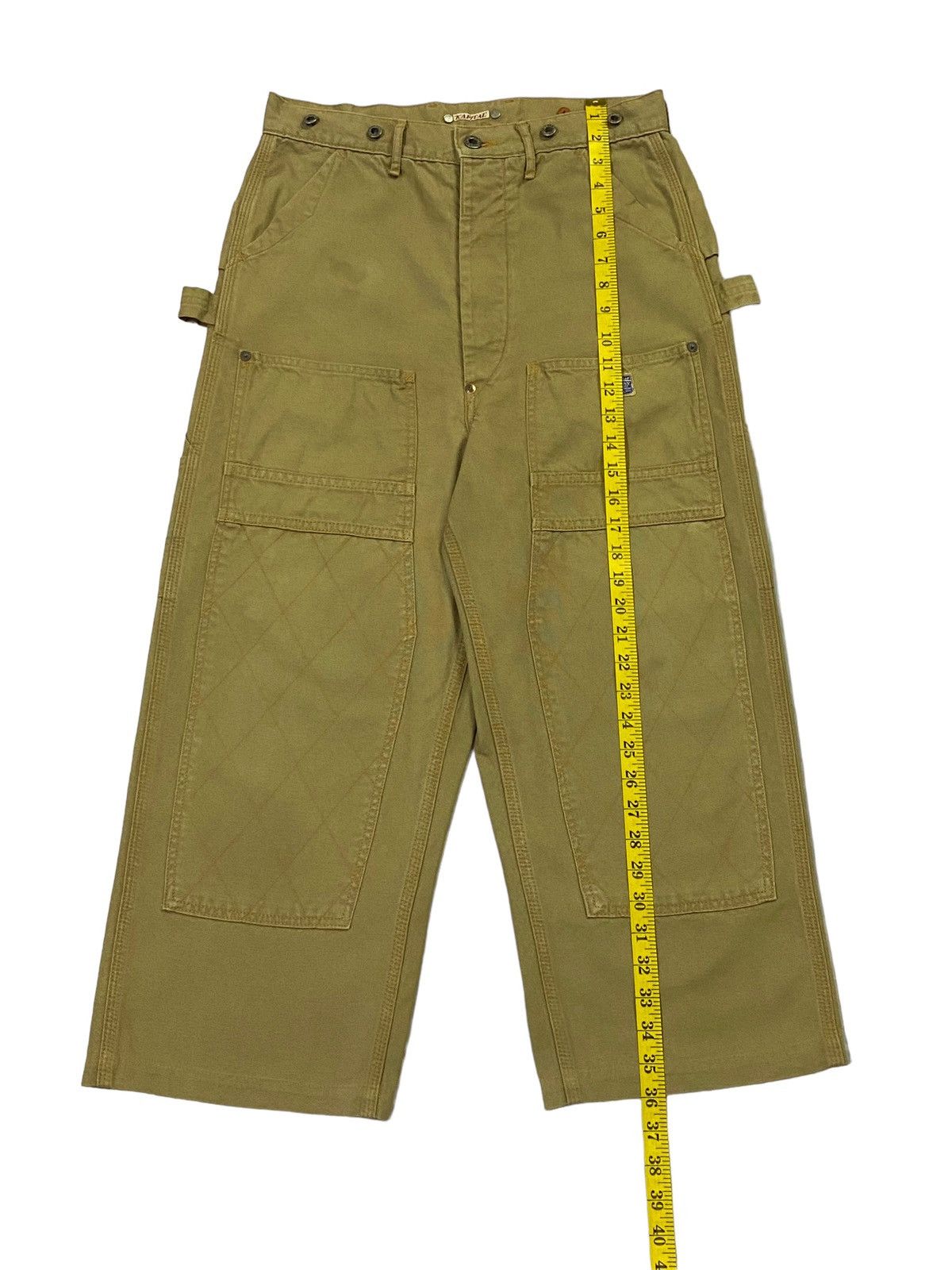 Kapital Nice Design‼️Kapital Double Knee Cropped Pants Size US 30 / EU 46 - 6 Thumbnail