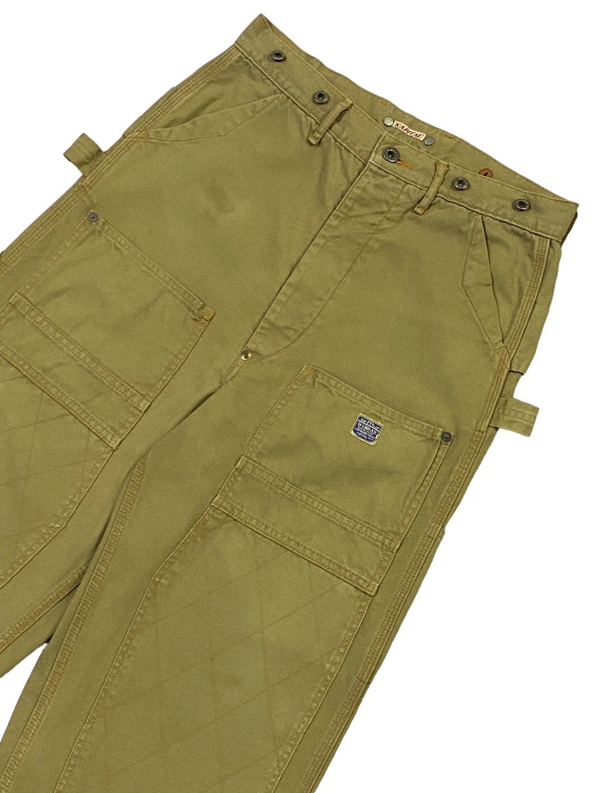 Kapital Nice Design‼️Kapital Double Knee Cropped Pants Size US 30 / EU 46 - 17 Thumbnail