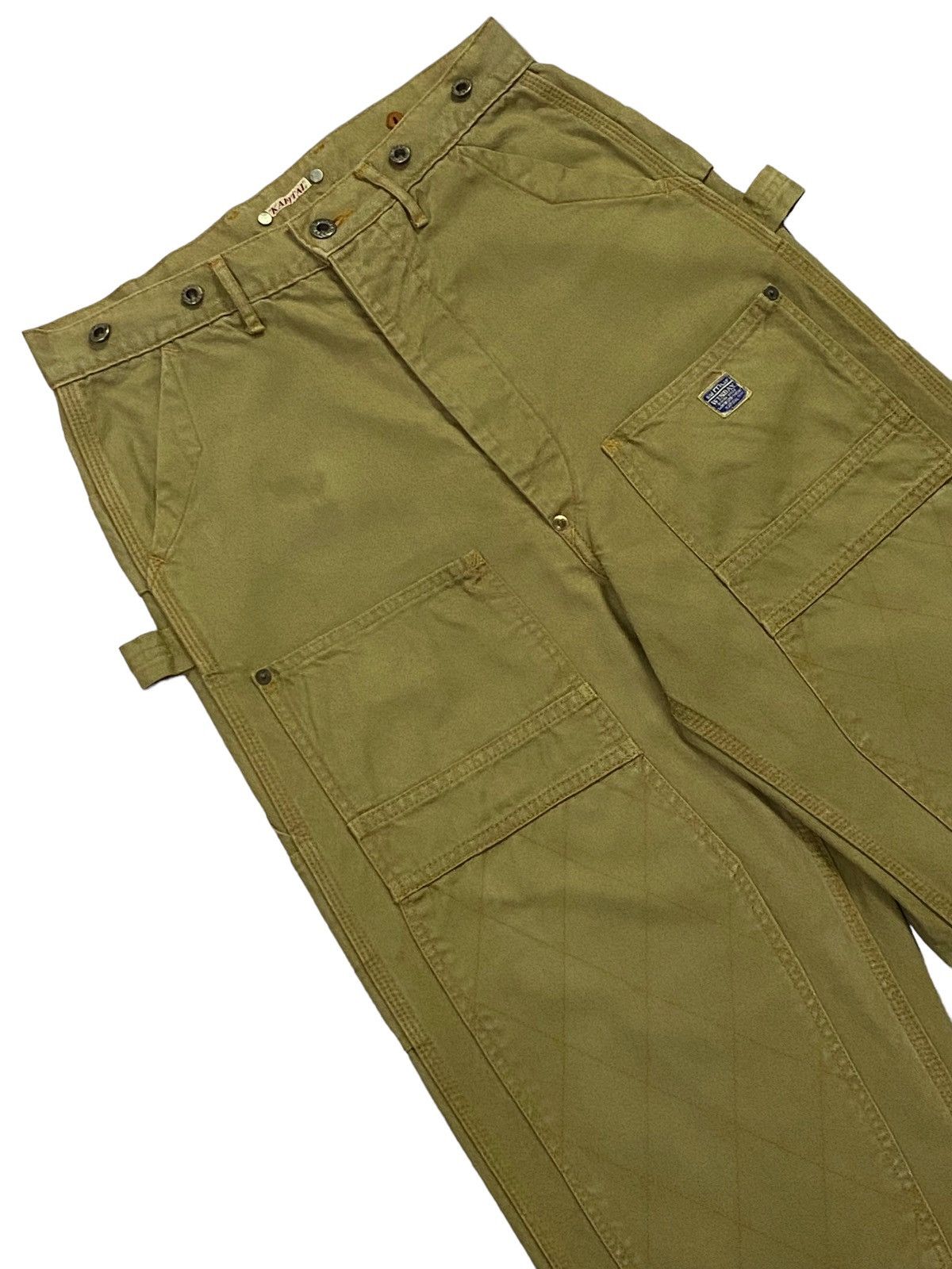 Kapital Nice Design‼️Kapital Double Knee Cropped Pants Size US 30 / EU 46 - 18 Thumbnail