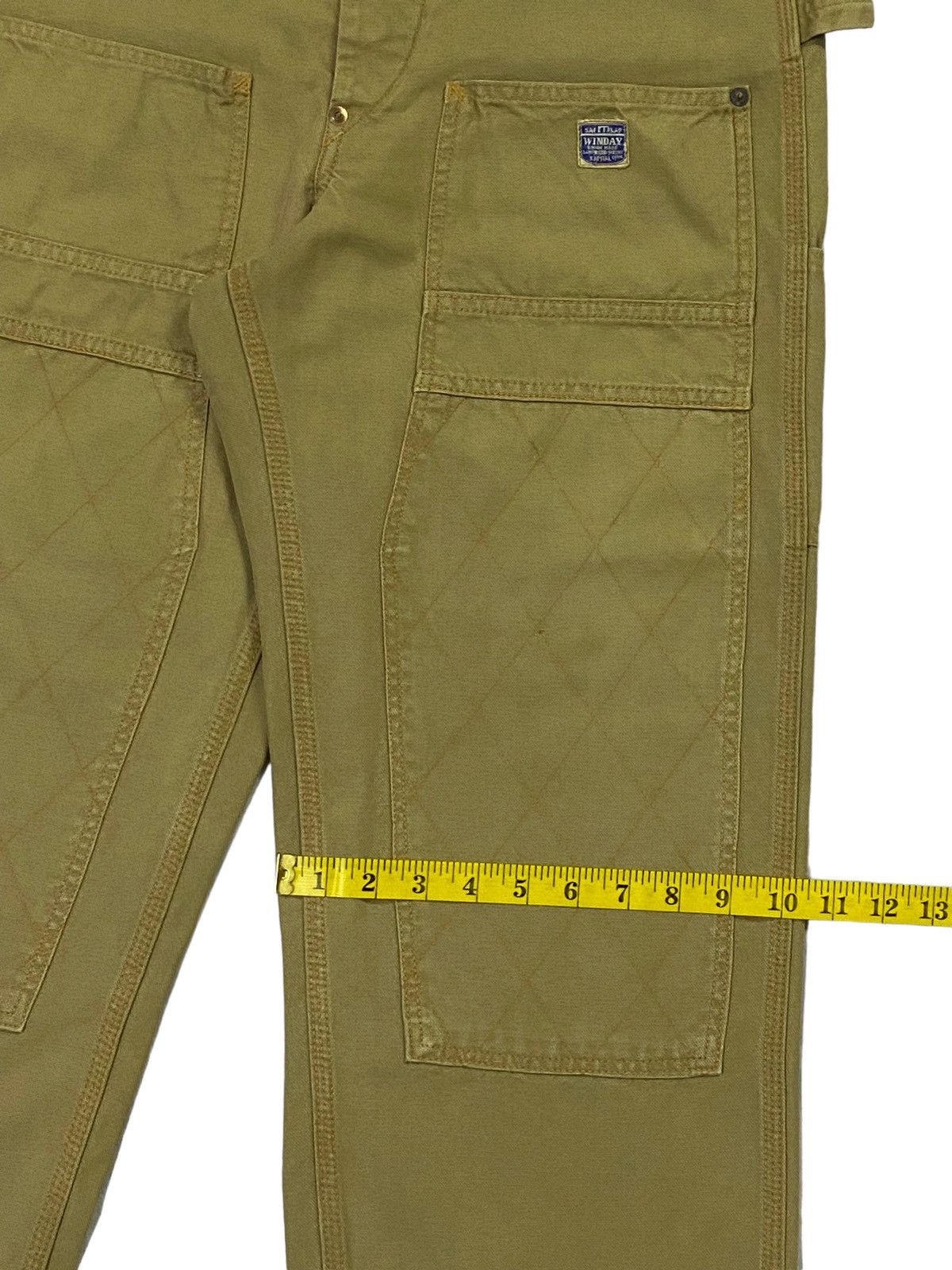 Kapital Nice Design‼️Kapital Double Knee Cropped Pants Size US 30 / EU 46 - 9 Thumbnail