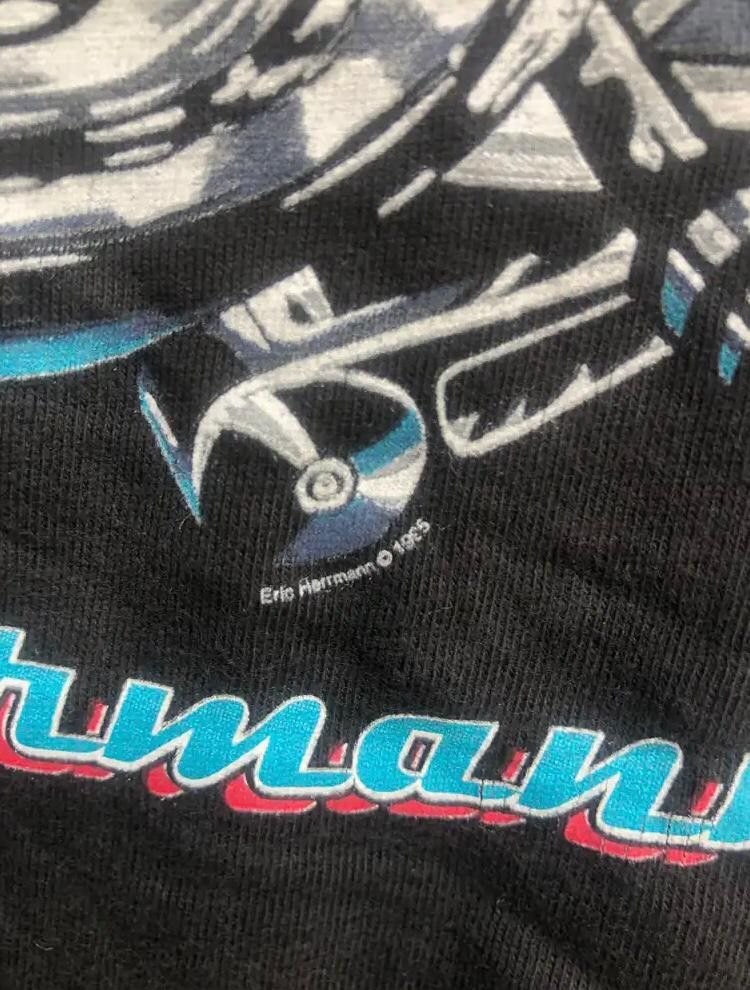 Harley Davidson × Vintage Vintage Billet Proof Eric Herrmann Motorsport Artist Shirt Size US XL / EU 56 / 4 - 5 Thumbnail