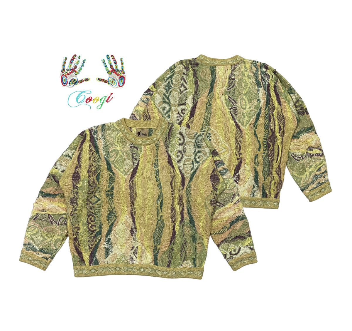 Coogi Rare‼️Vintage 80s Coogi Classic Biggie Knitwear Size US S / EU 44-46 / 1 - 1 Thumbnail