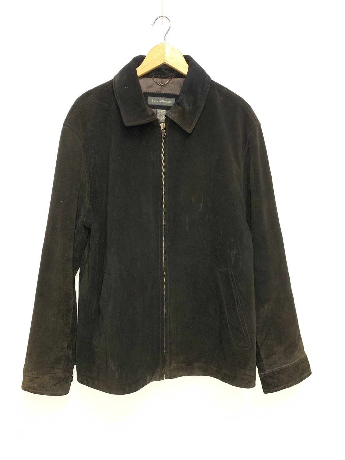 image of Archival Clothing x Banana Republic Need Gone Banana Republic Leather Jacket Vintage in Dark Brown 