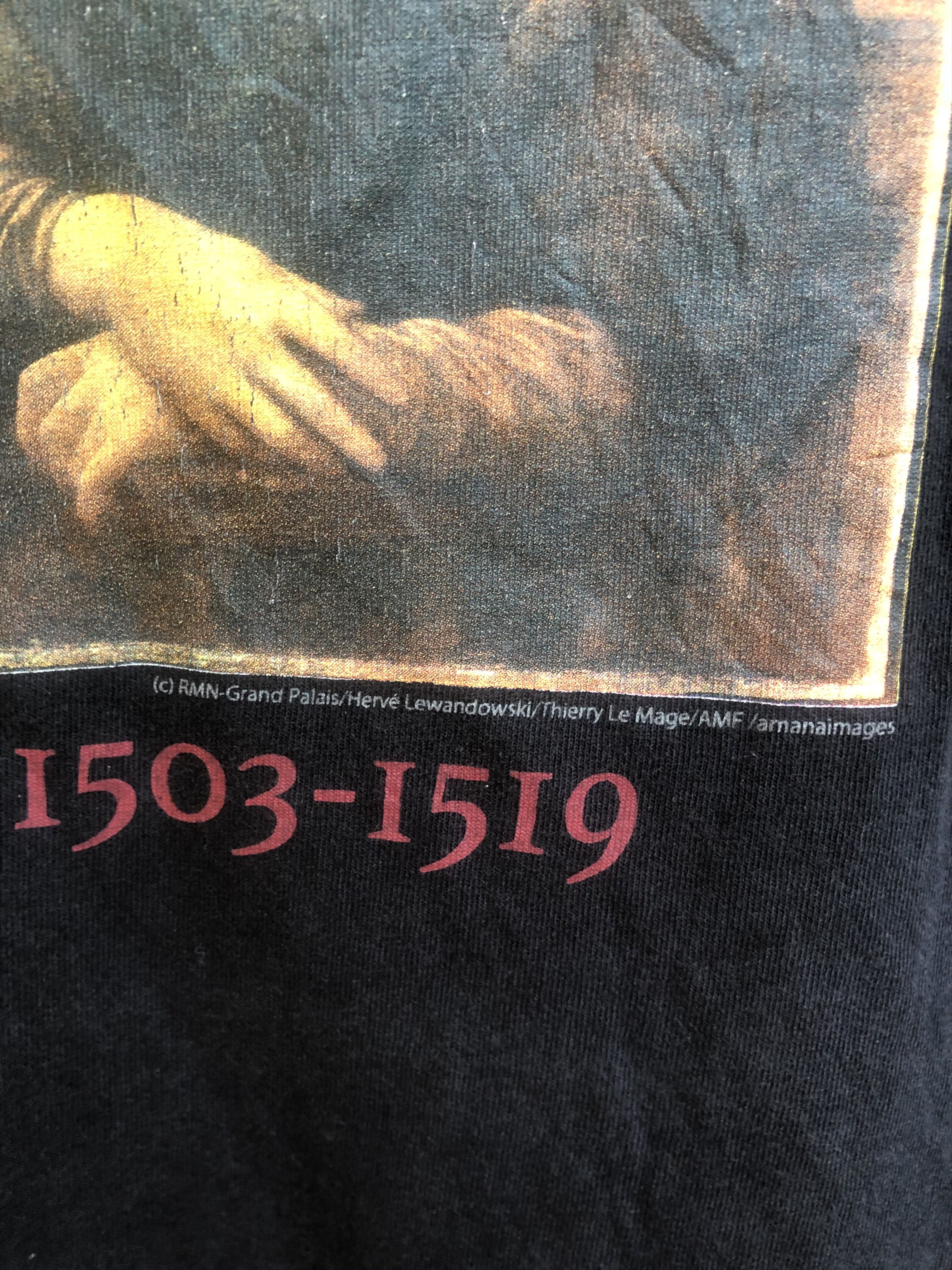 Japanese Brand Vintage Leonardo Da Vinci Monalisa The Flies Shirt Size US XL / EU 56 / 4 - 7 Thumbnail