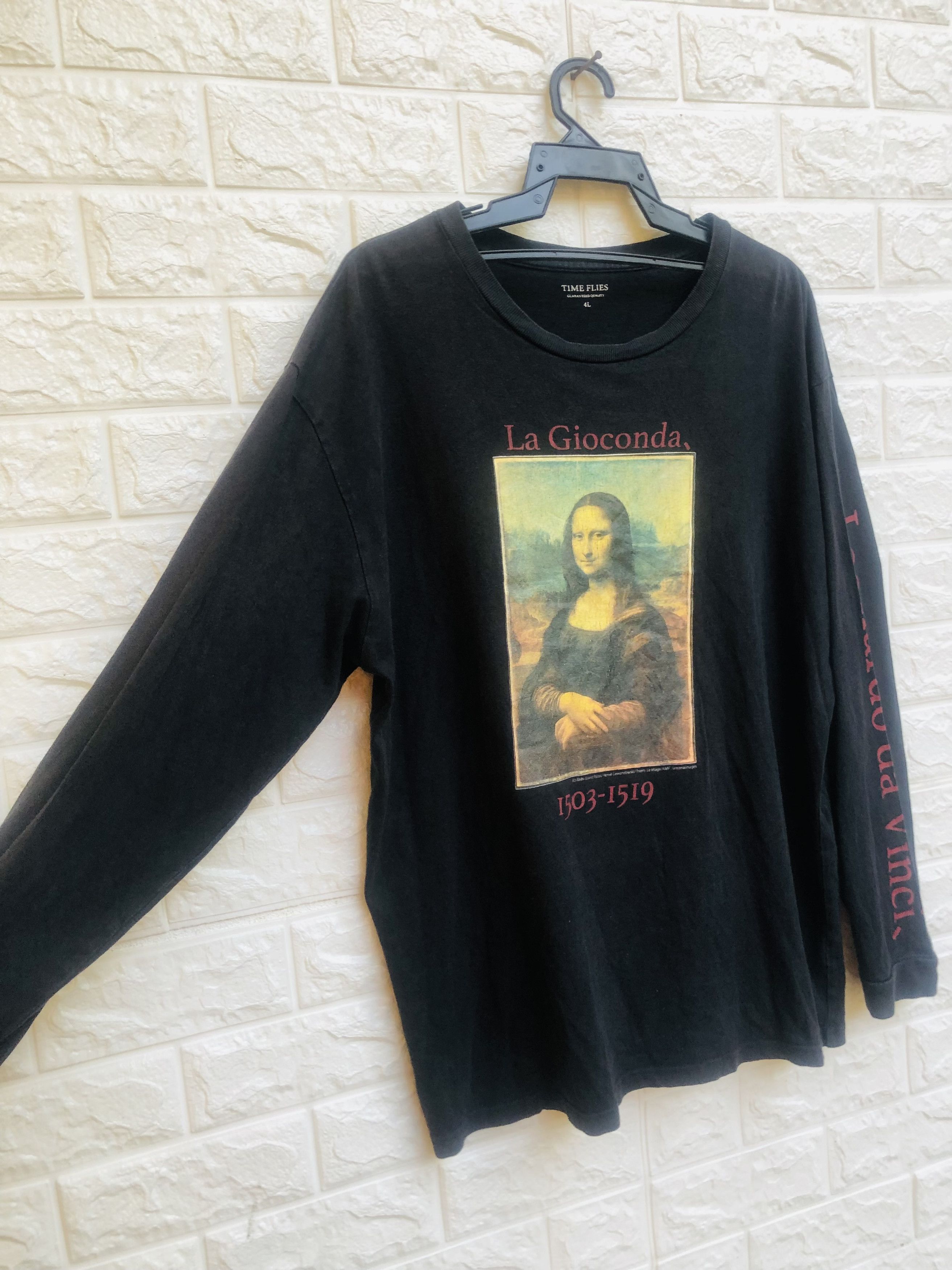Japanese Brand Vintage Leonardo Da Vinci Monalisa The Flies Shirt Size US XL / EU 56 / 4 - 4 Thumbnail