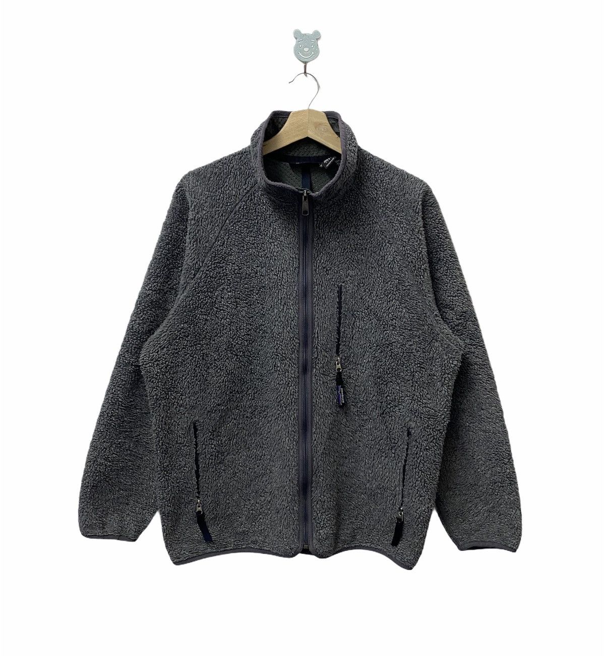 Vintage 90s Patagonia Deep Pile Full-Zip Fleece Jacket