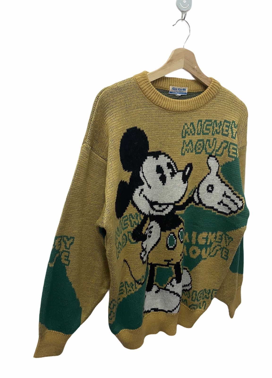 Anime VINTAGE MICKEY MOUSE SWEATSHIRT WOOL Size US M / EU 48-50 / 2 - 3 Thumbnail