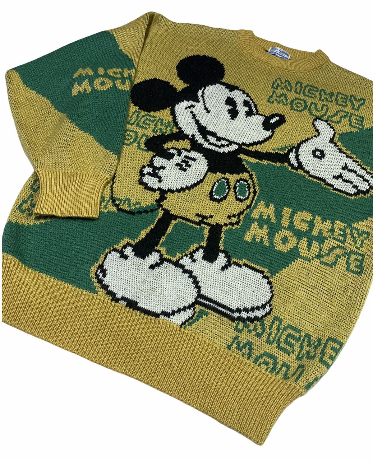 Anime VINTAGE MICKEY MOUSE SWEATSHIRT WOOL Size US M / EU 48-50 / 2 - 15 Thumbnail