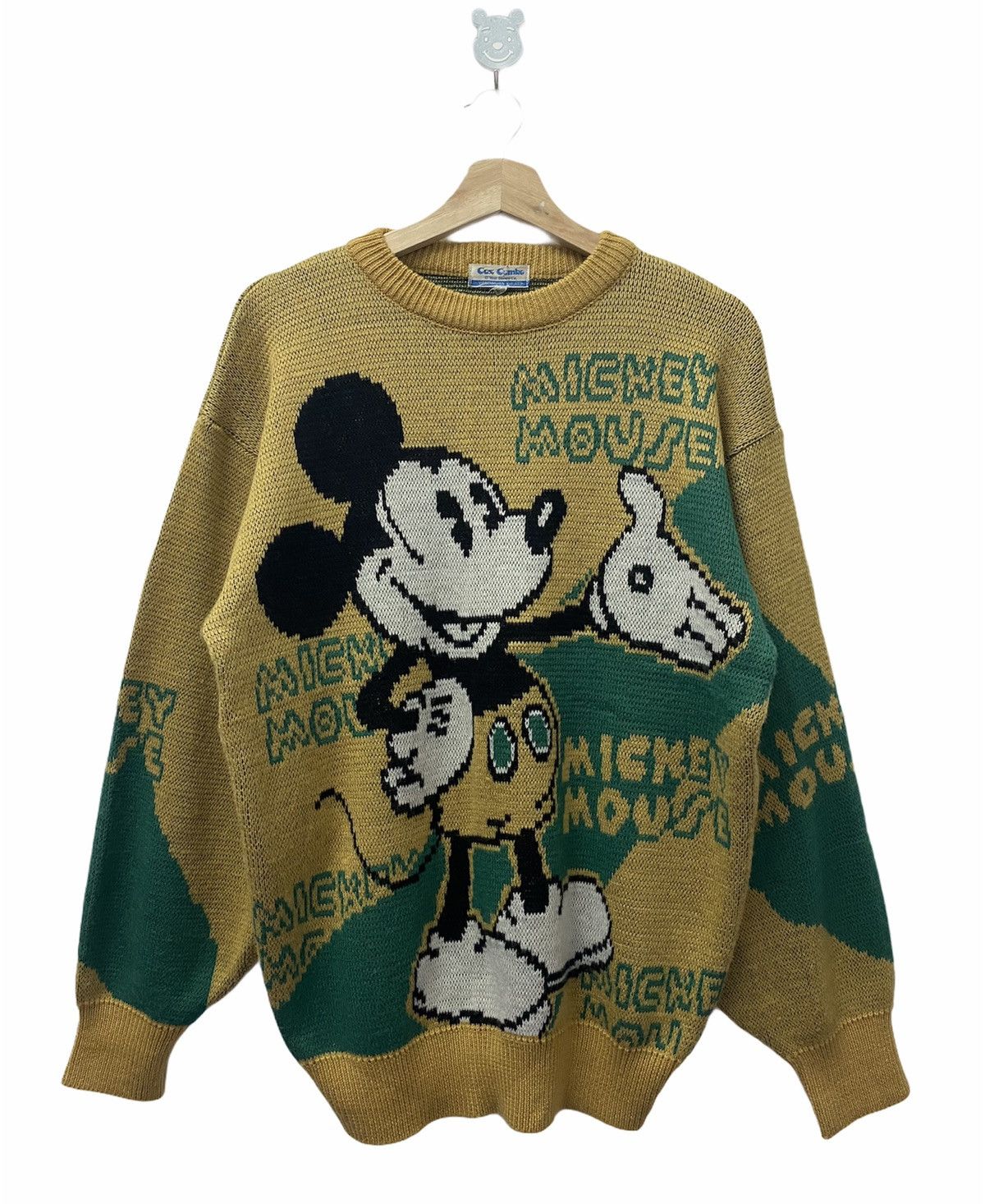 Anime VINTAGE MICKEY MOUSE SWEATSHIRT WOOL Size US M / EU 48-50 / 2 - 1 Thumbnail