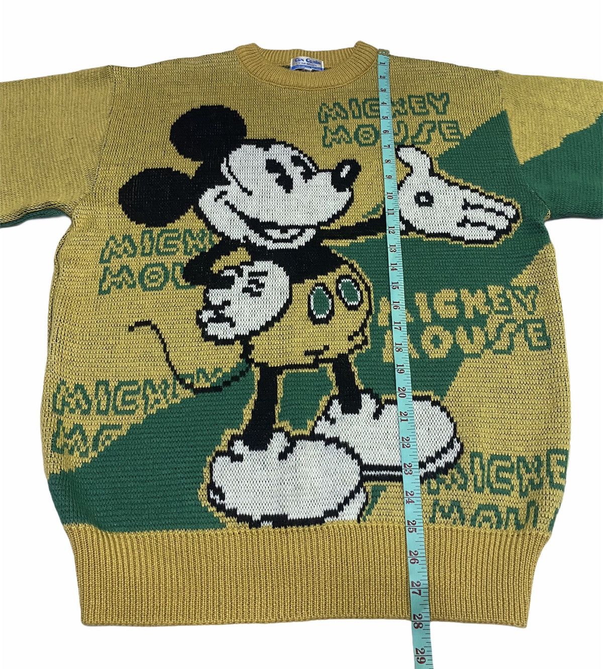 Anime VINTAGE MICKEY MOUSE SWEATSHIRT WOOL Size US M / EU 48-50 / 2 - 7 Thumbnail