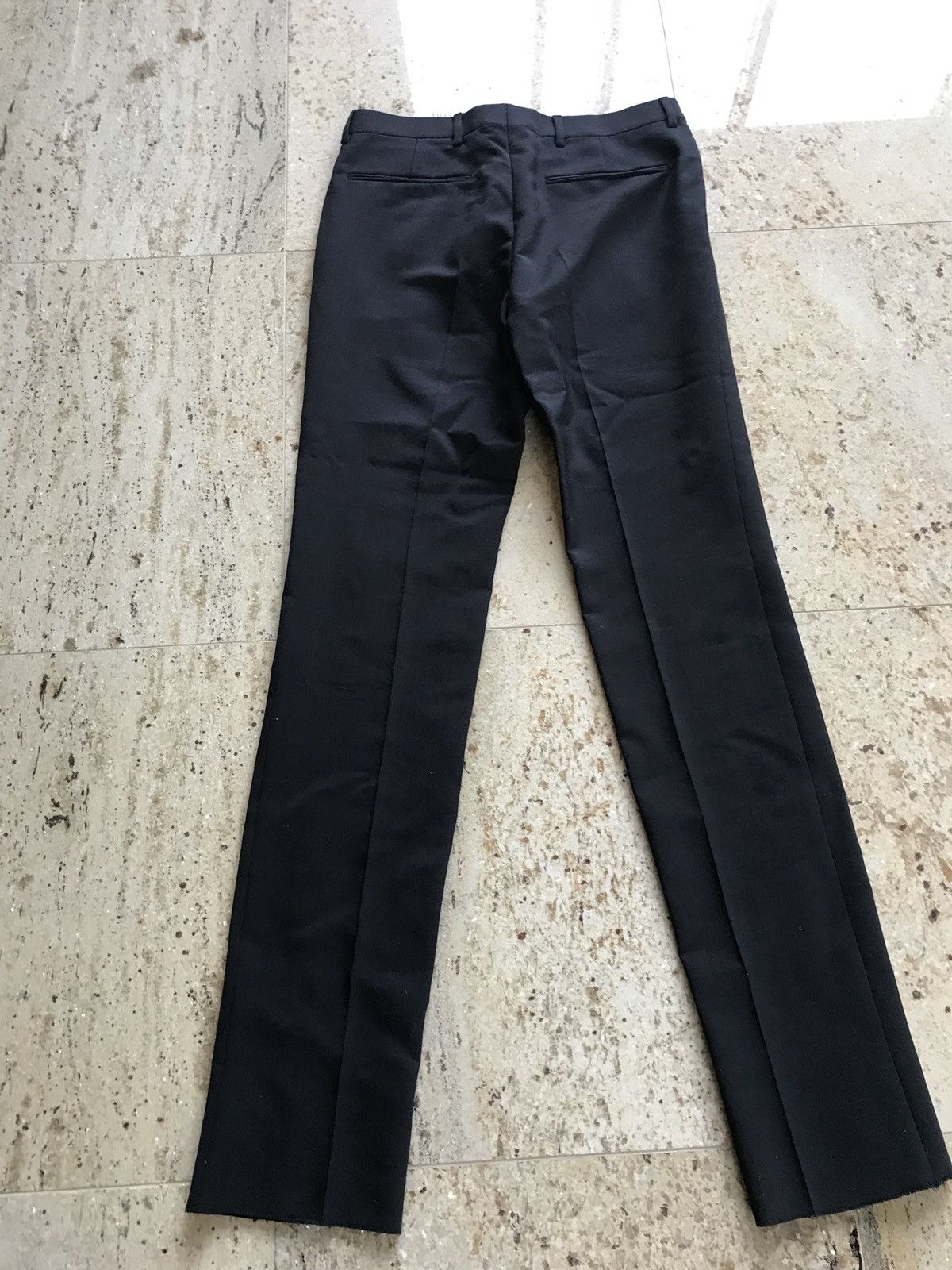 Valentino Dark Navy Wool & Mohair Slacks Size US 28 / EU 44 - 16 Thumbnail