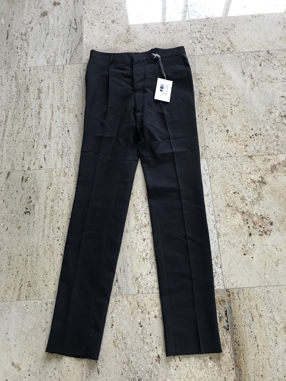 Valentino Dark Navy Wool & Mohair Slacks Size US 28 / EU 44 - 1 Thumbnail