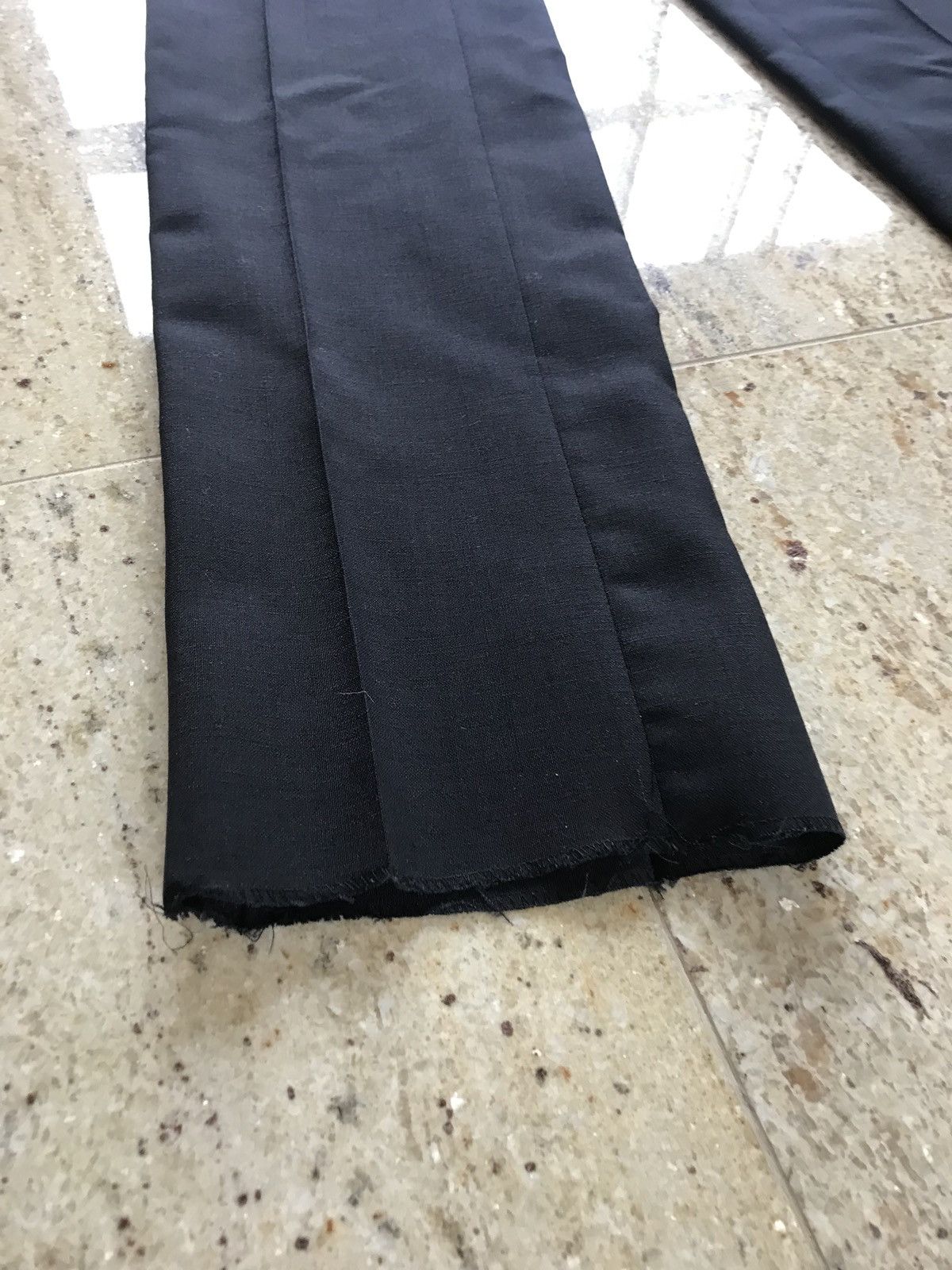 Valentino Dark Navy Wool & Mohair Slacks Size US 28 / EU 44 - 3 Thumbnail