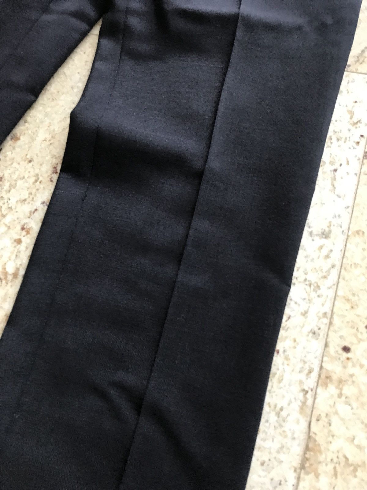 Valentino Dark Navy Wool & Mohair Slacks Size US 28 / EU 44 - 7 Thumbnail