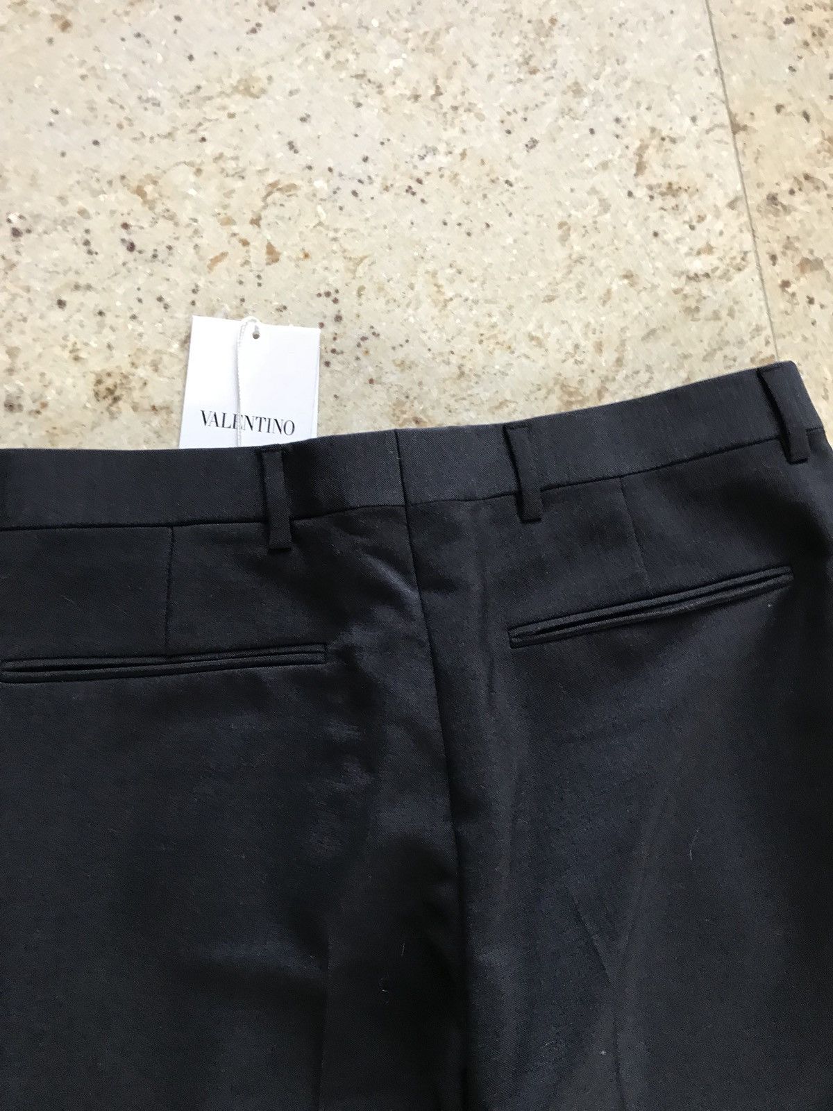 Valentino Dark Navy Wool & Mohair Slacks Size US 28 / EU 44 - 17 Thumbnail