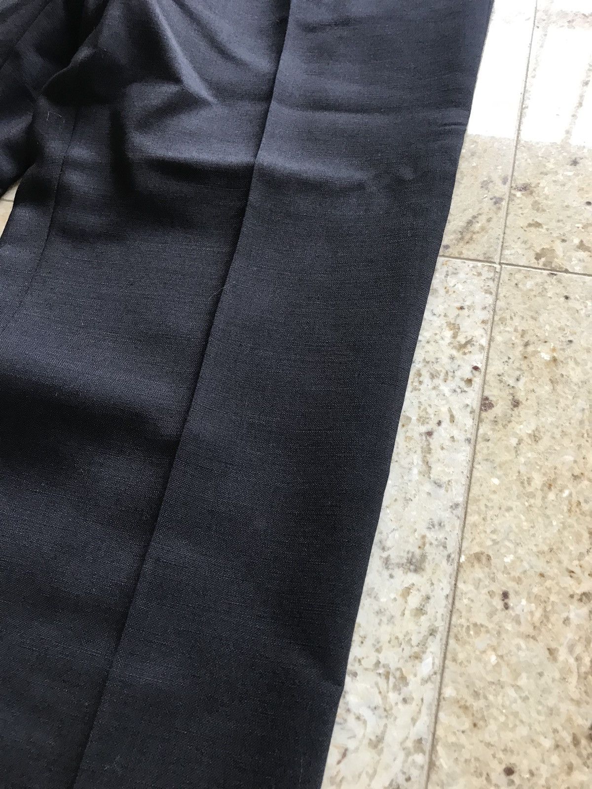 Valentino Dark Navy Wool & Mohair Slacks Size US 28 / EU 44 - 8 Thumbnail