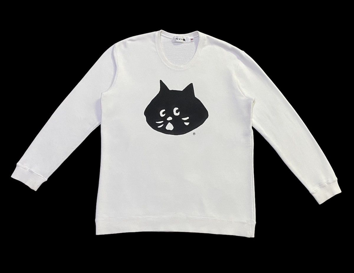 Issey Miyake Ne-Net By Issey Miyake Sweatshirt Embroidery Cat Size US L / EU 52-54 / 3 - 2 Thumbnail
