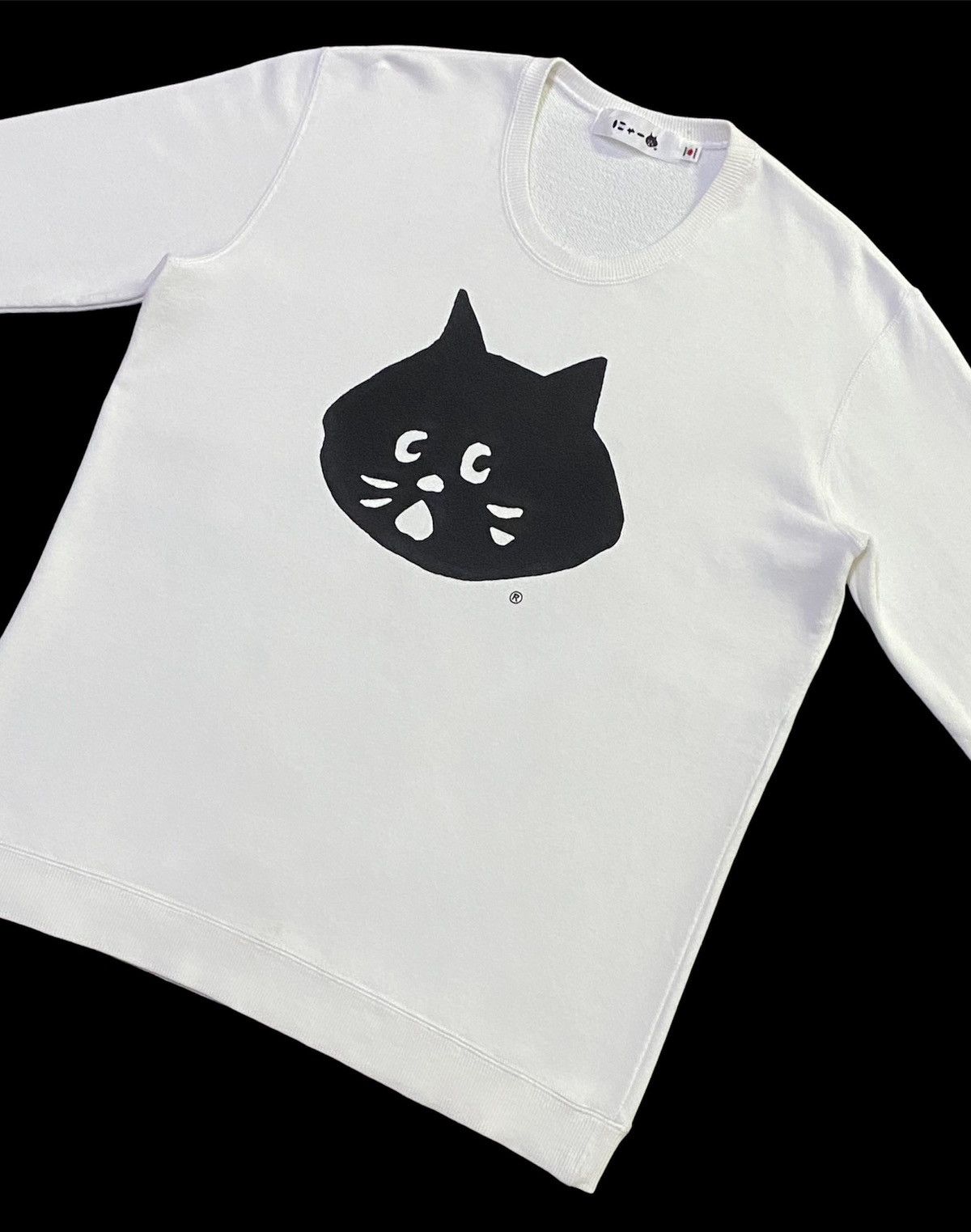 Issey Miyake Ne-Net By Issey Miyake Sweatshirt Embroidery Cat Size US L / EU 52-54 / 3 - 20 Thumbnail