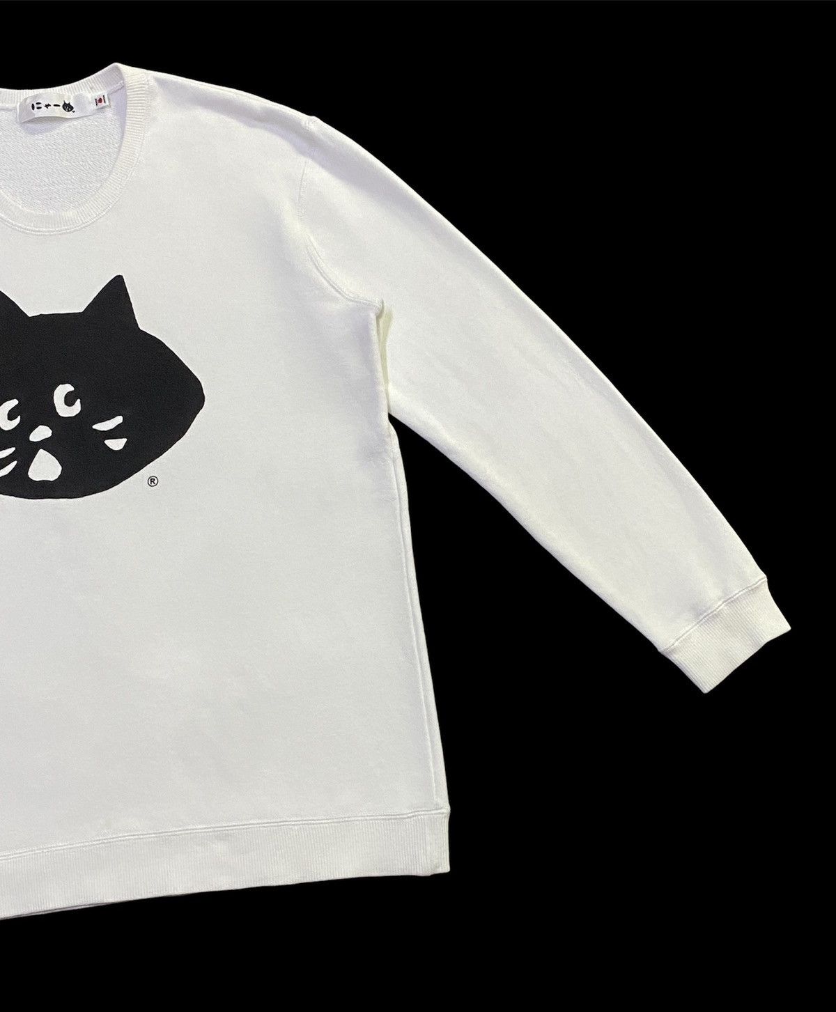 Issey Miyake Ne-Net By Issey Miyake Sweatshirt Embroidery Cat Size US L / EU 52-54 / 3 - 14 Thumbnail
