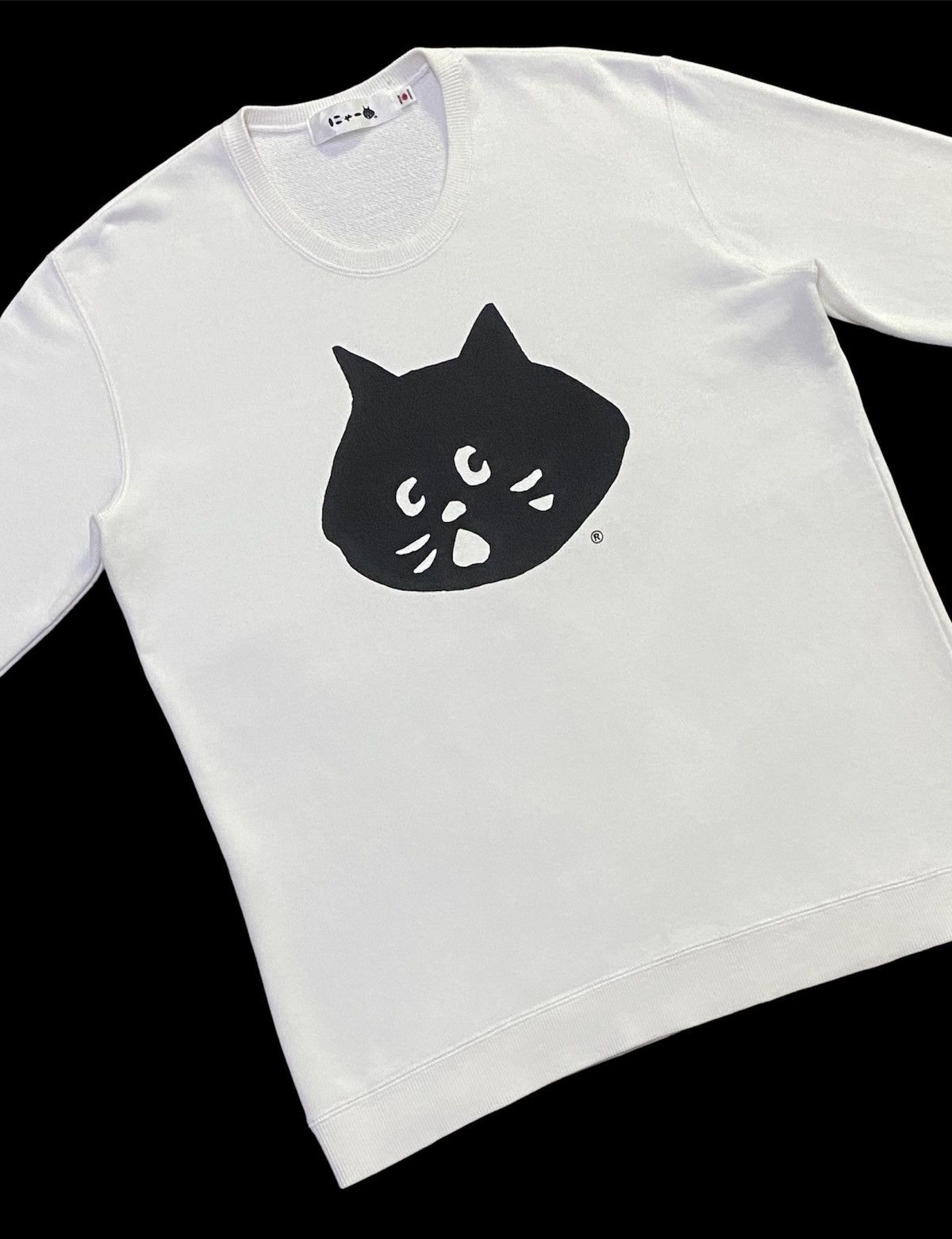 Issey Miyake Ne-Net By Issey Miyake Sweatshirt Embroidery Cat Size US L / EU 52-54 / 3 - 19 Thumbnail