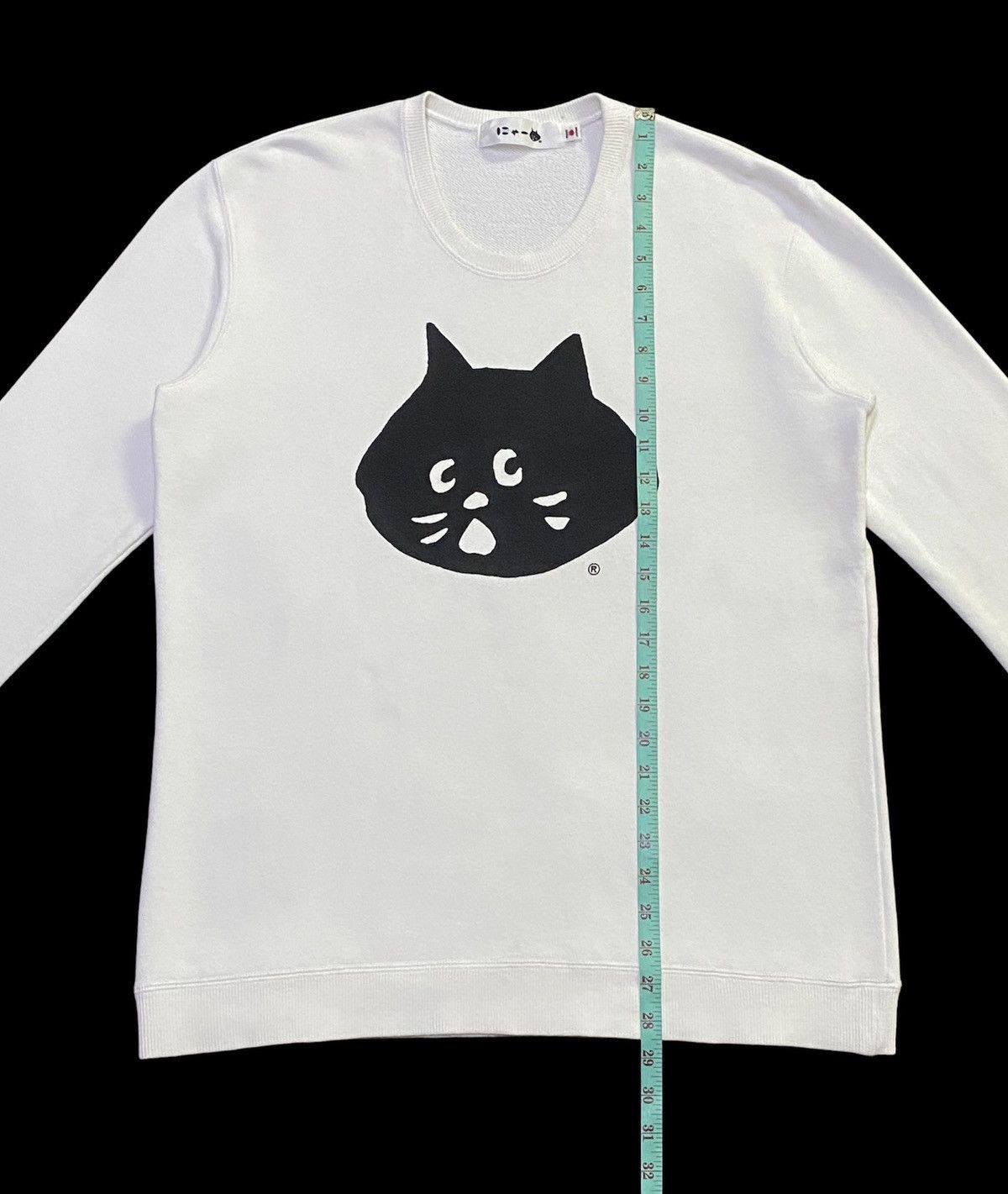 Issey Miyake Ne-Net By Issey Miyake Sweatshirt Embroidery Cat Size US L / EU 52-54 / 3 - 5 Thumbnail