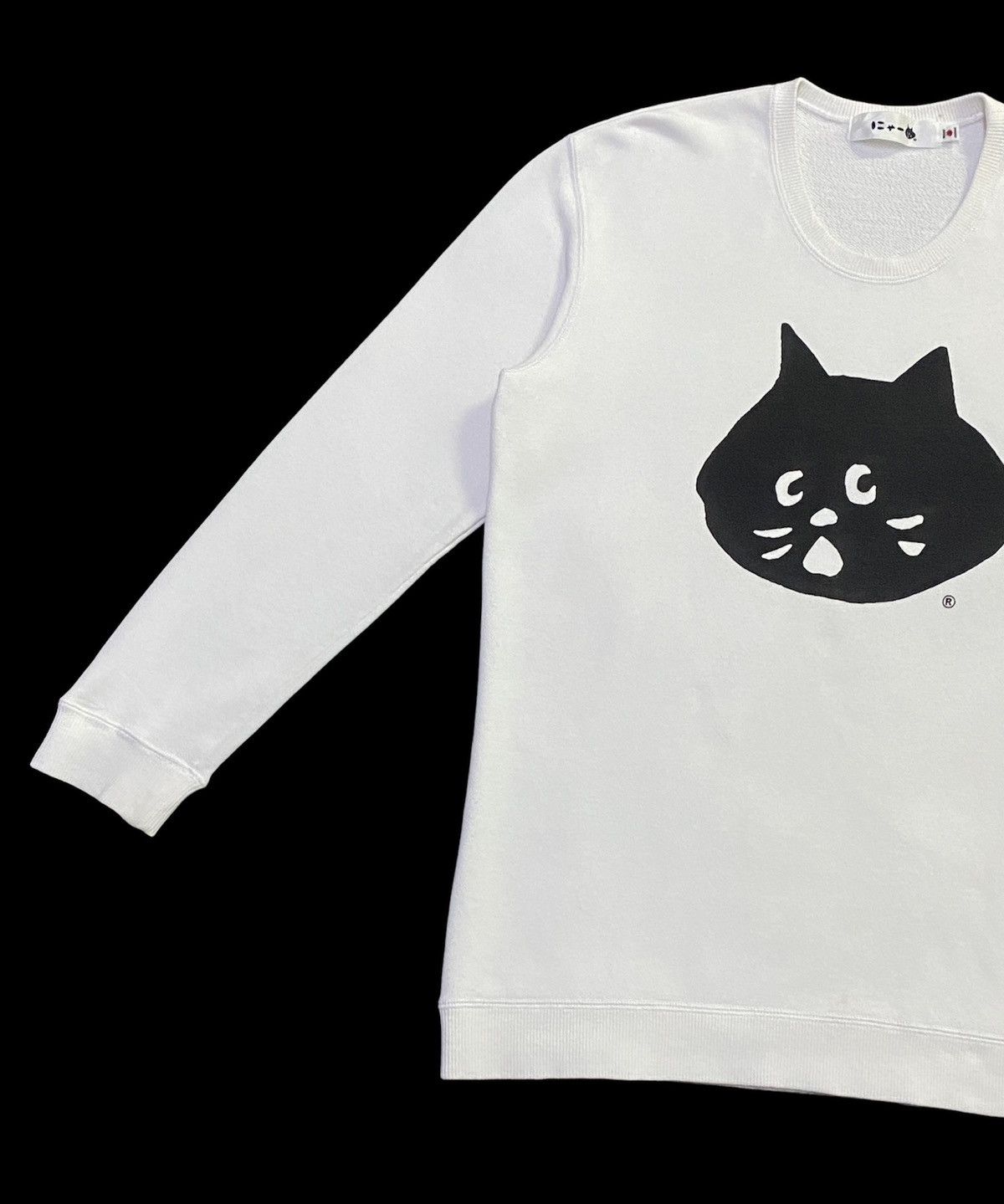 Issey Miyake Ne-Net By Issey Miyake Sweatshirt Embroidery Cat Size US L / EU 52-54 / 3 - 15 Thumbnail