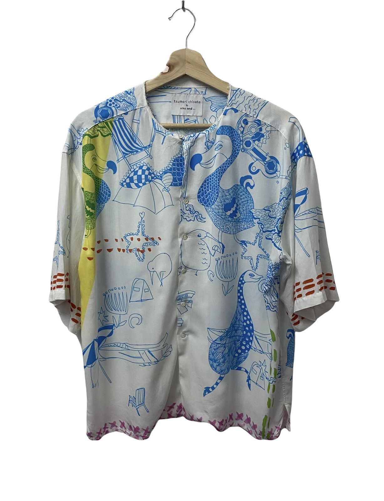 Designer × Issey Miyake × Tsumori Chisato TSUMORI CHISATO X NIKO AND BUTTON UPS SHIRT Size US M / EU 48-50 / 2 - 2 Thumbnail