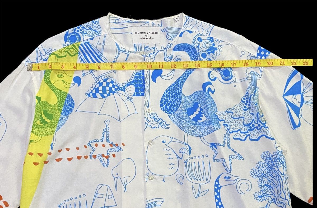 Designer × Issey Miyake × Tsumori Chisato TSUMORI CHISATO X NIKO AND BUTTON UPS SHIRT Size US M / EU 48-50 / 2 - 6 Thumbnail