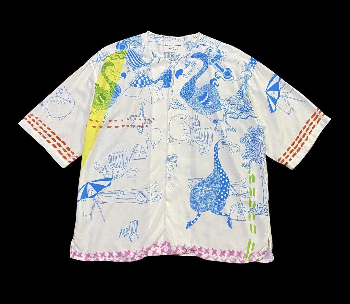 Designer × Issey Miyake × Tsumori Chisato TSUMORI CHISATO X NIKO AND BUTTON UPS SHIRT Size US M / EU 48-50 / 2 - 13 Thumbnail