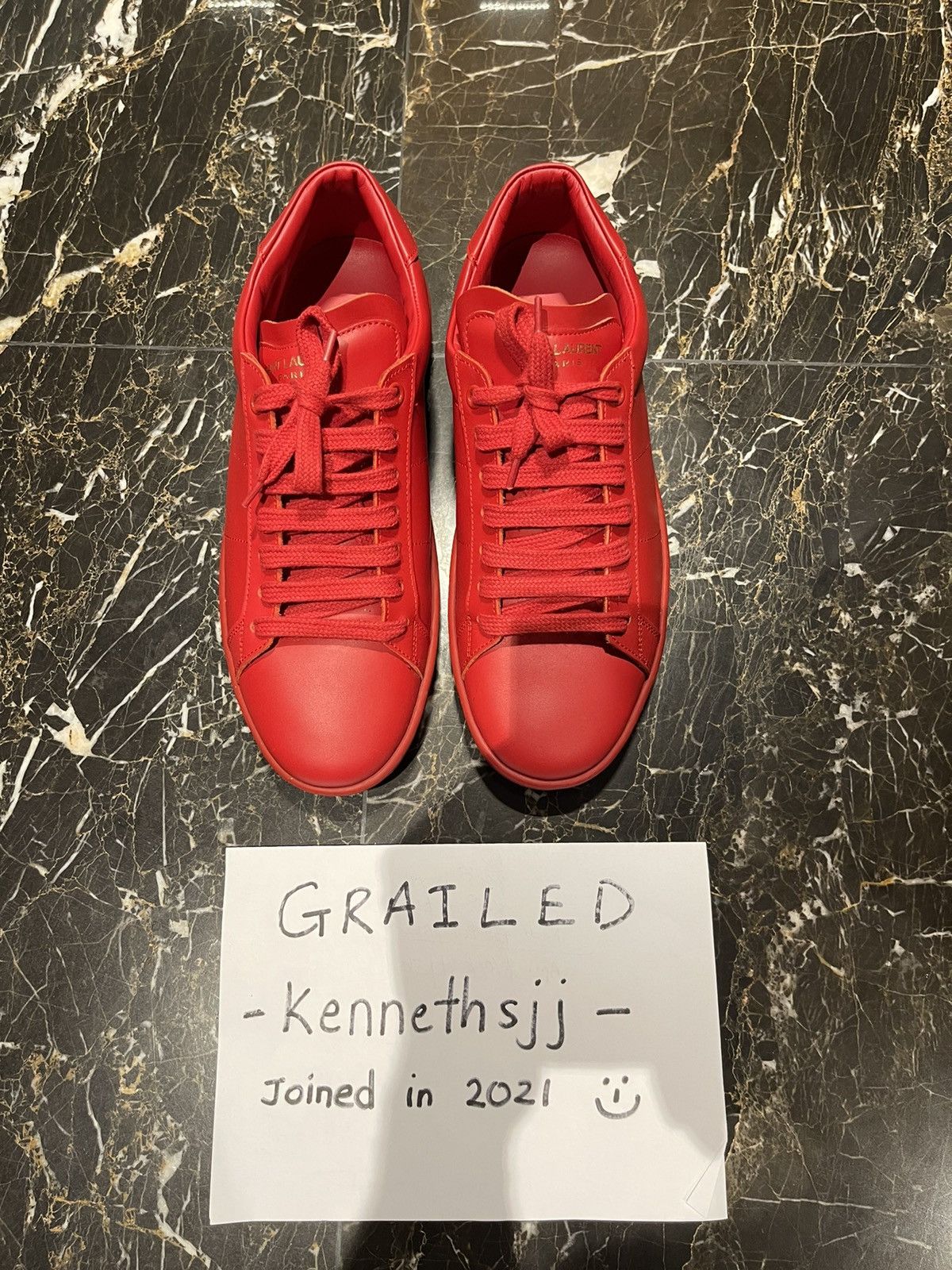 Saint Laurent Paris Saint Laurent Paris Sneaker Size US 6.5 / EU 39-40 - 2 Thumbnail