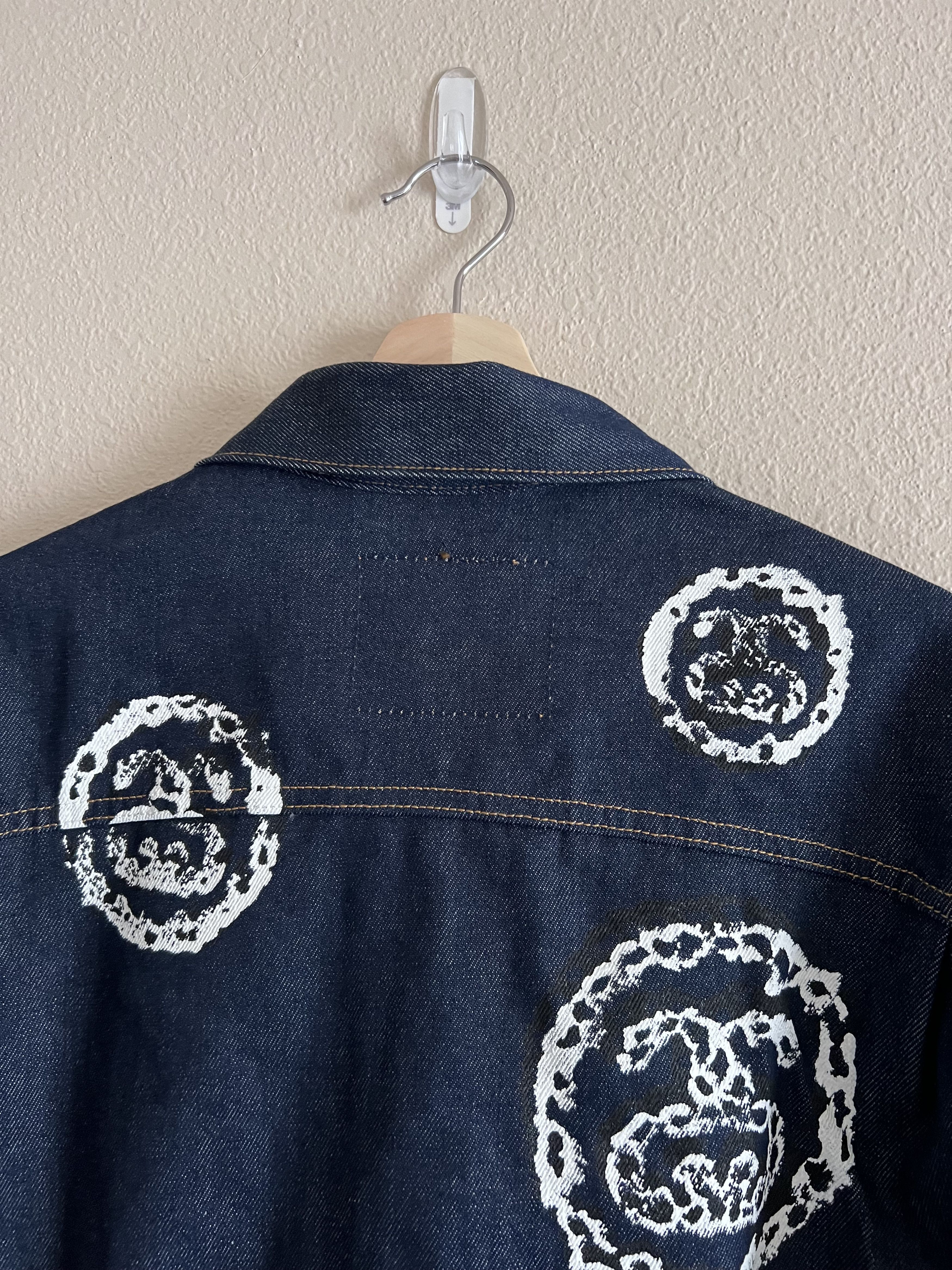 DENIM TEARS × Levi's × Stussy Denim Tears Stussy Levi's Type 2 Raw Denim Jacket Size US XL / EU 56 / 4 - 6 Thumbnail