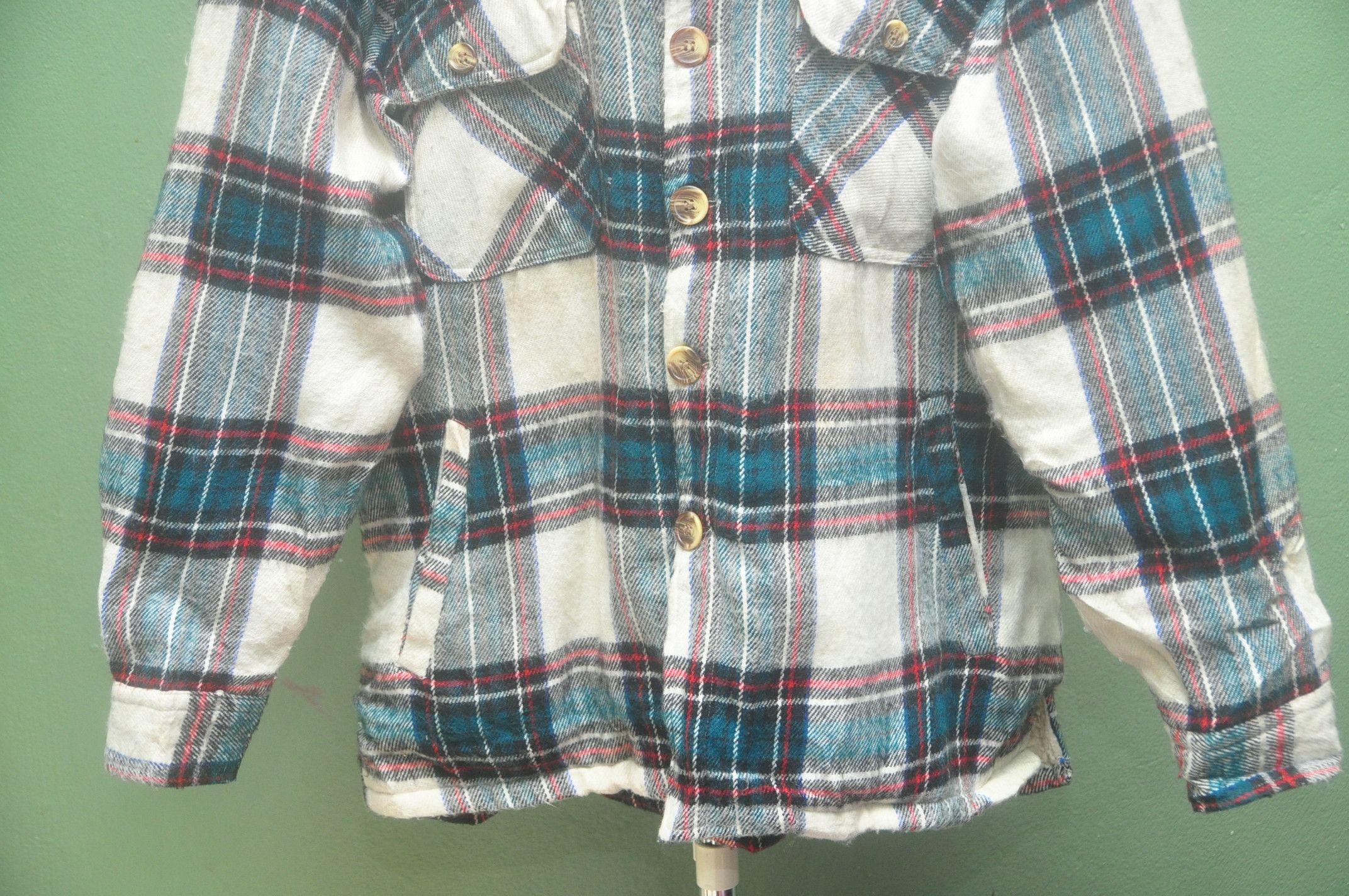 Japanese Brand Vintage Flannel Wool Long Sleeve Travis Scott Fashion Style Size US L / EU 52-54 / 3 - 5 Thumbnail