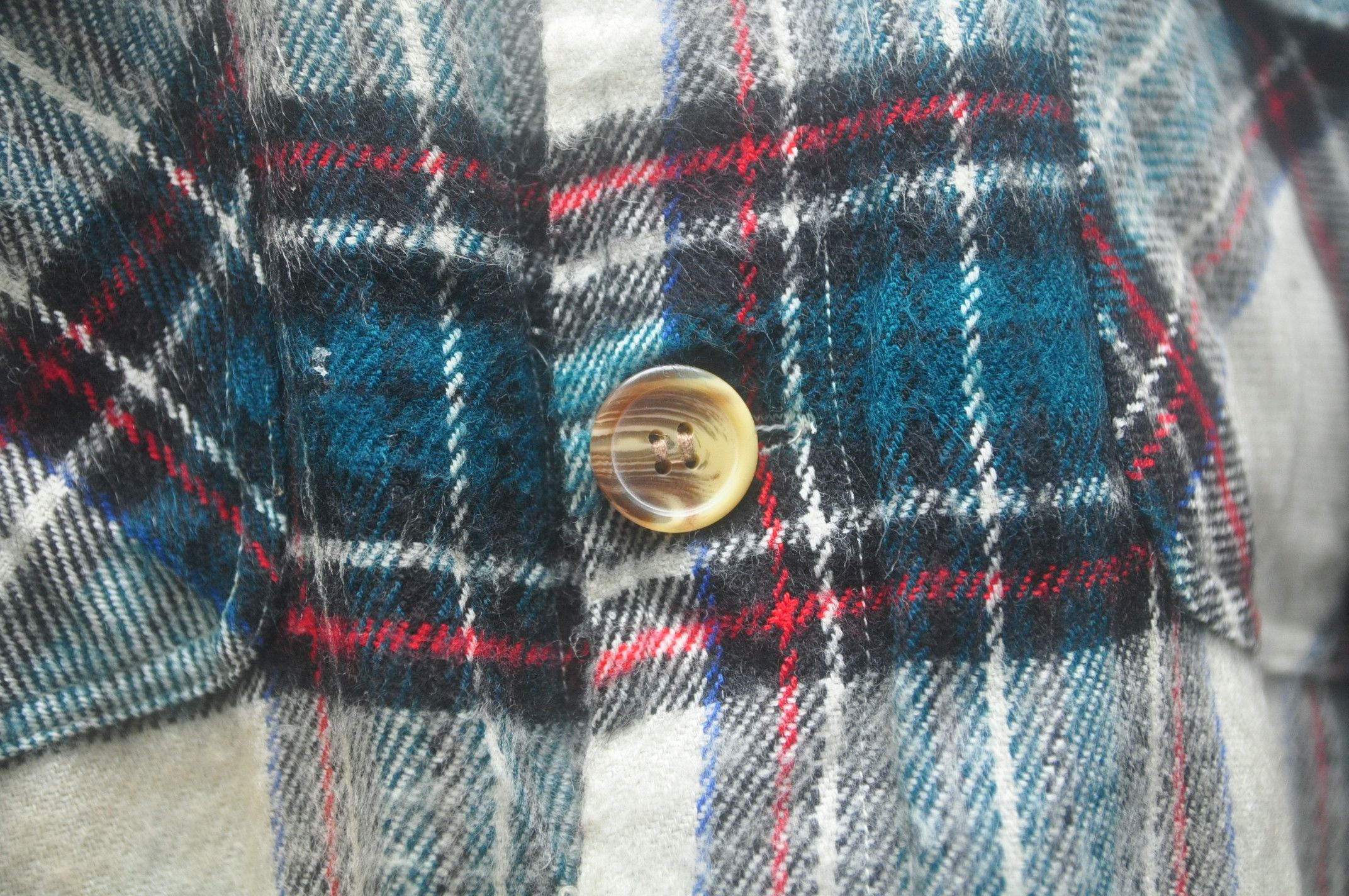 Japanese Brand Vintage Flannel Wool Long Sleeve Travis Scott Fashion Style Size US L / EU 52-54 / 3 - 7 Thumbnail