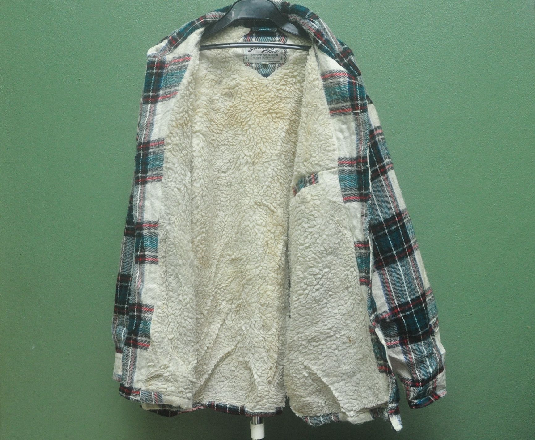 Japanese Brand Vintage Flannel Wool Long Sleeve Travis Scott Fashion Style Size US L / EU 52-54 / 3 - 12 Thumbnail