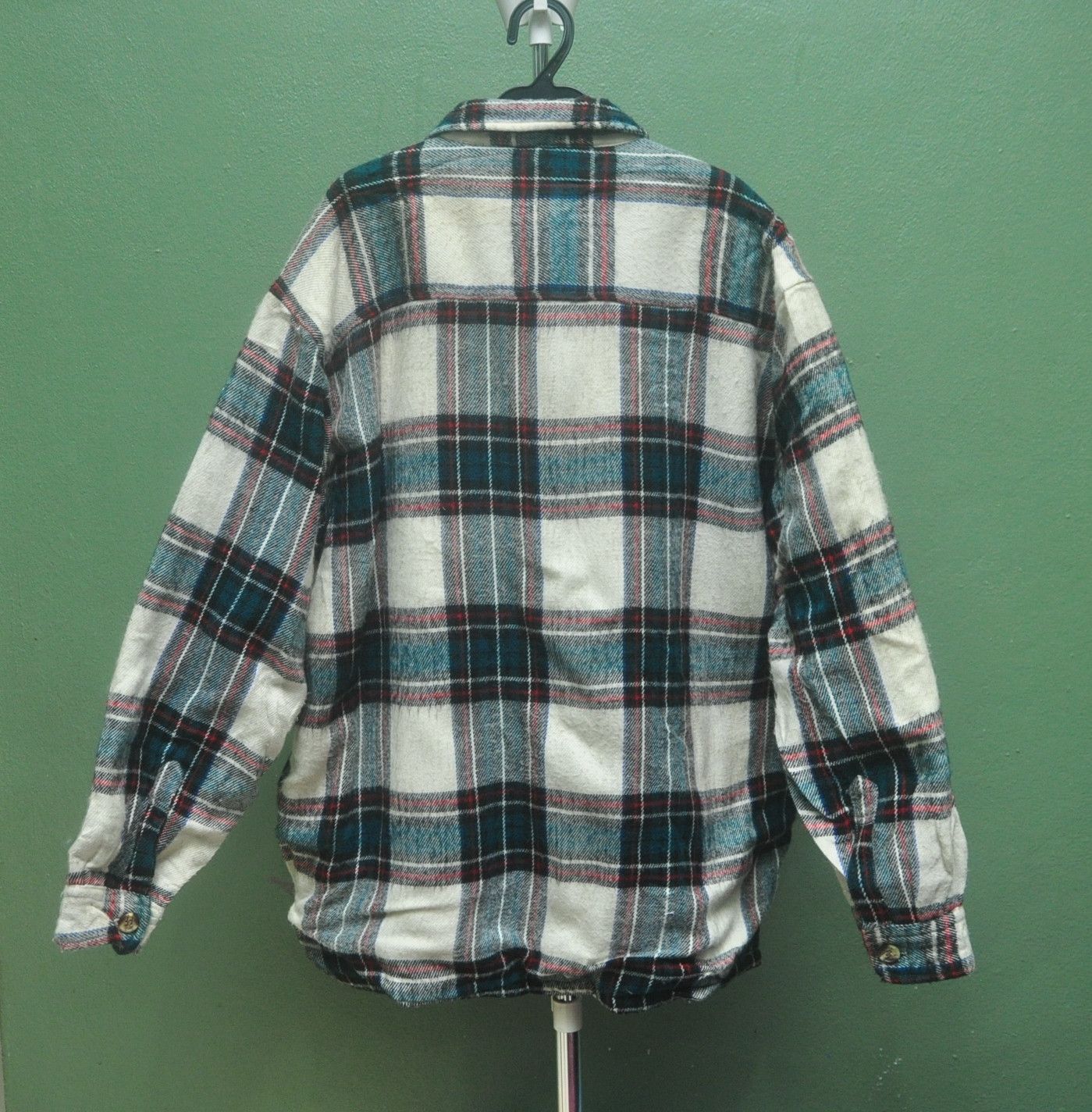 Japanese Brand Vintage Flannel Wool Long Sleeve Travis Scott Fashion Style Size US L / EU 52-54 / 3 - 3 Thumbnail