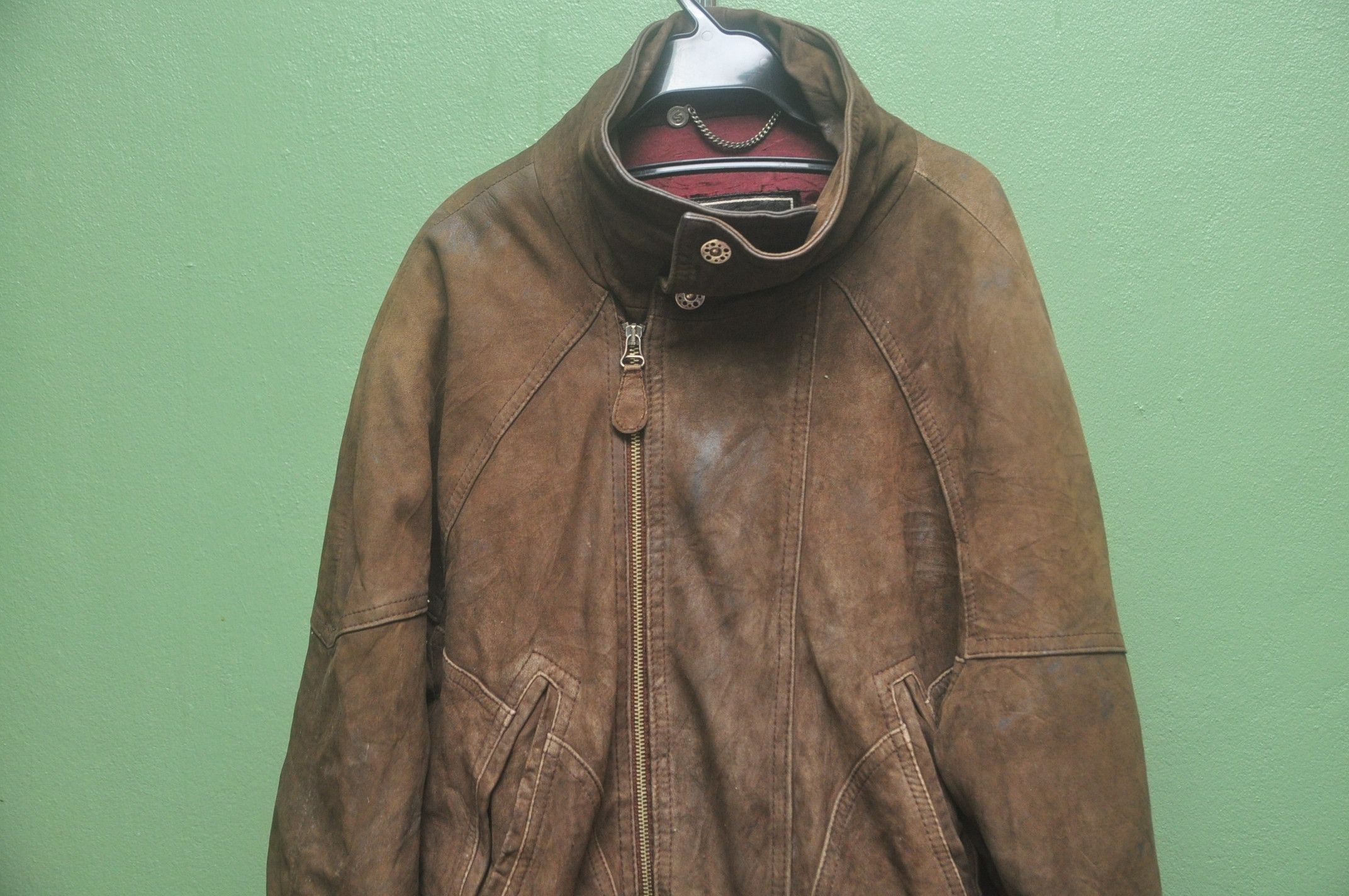 Japanese Brand Vintage Giorgio Sappini Leather Spain Made In Spain Jacket Size US XL / EU 56 / 4 - 4 Thumbnail