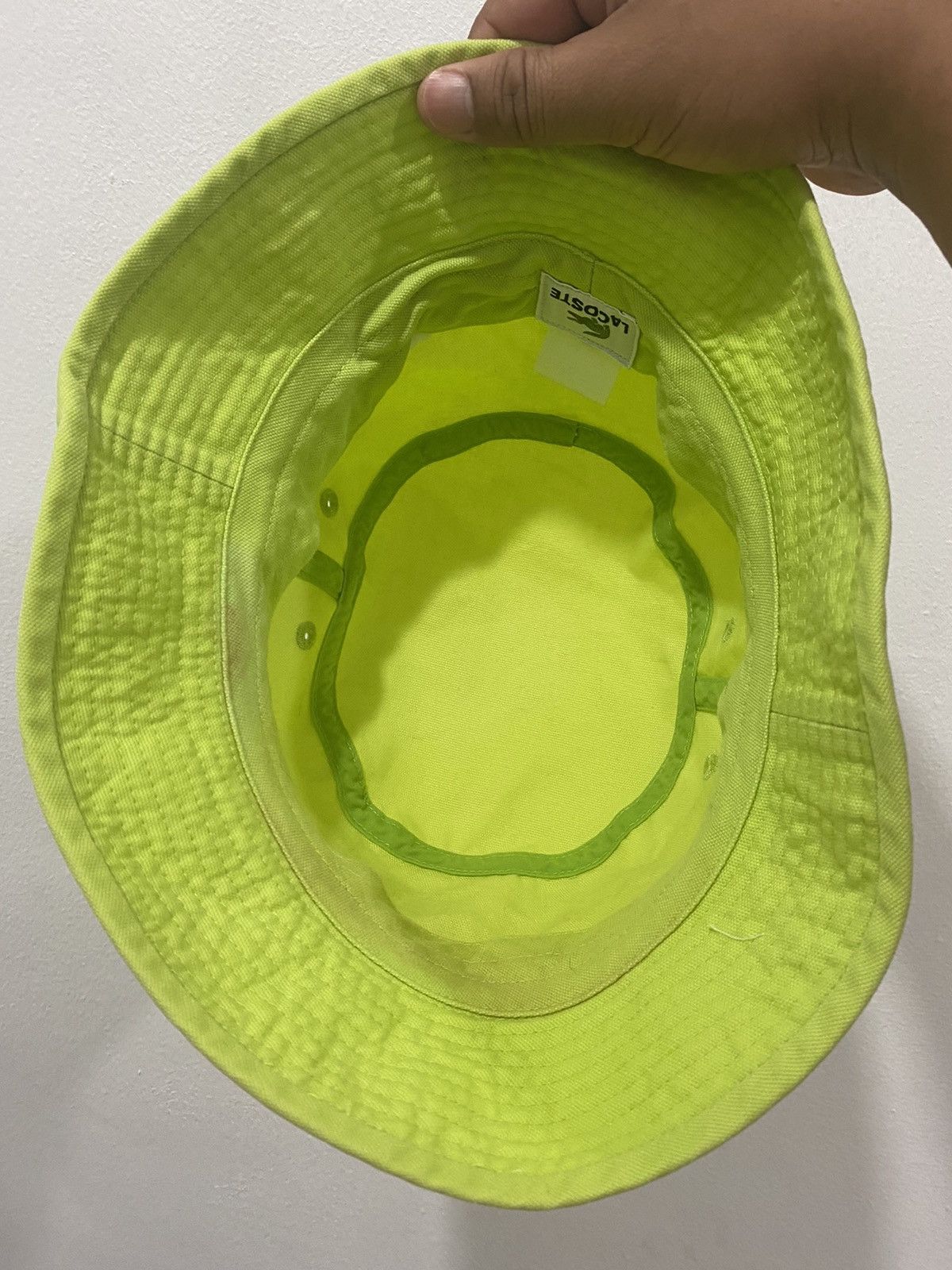 Lacoste × Vintage 🔥Vintage🔥 Neon Lacoste Bucket Hat Size ONE SIZE - 5 Thumbnail
