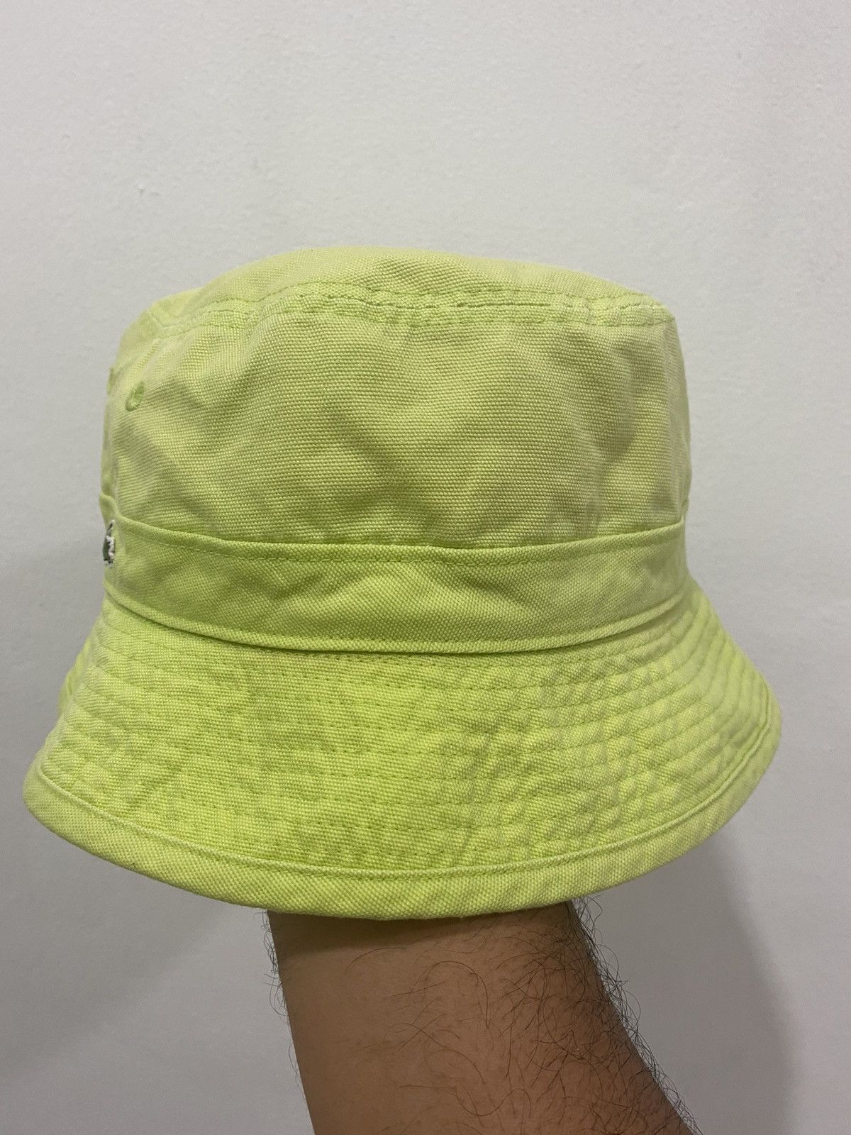 Lacoste × Vintage 🔥Vintage🔥 Neon Lacoste Bucket Hat Size ONE SIZE - 3 Thumbnail