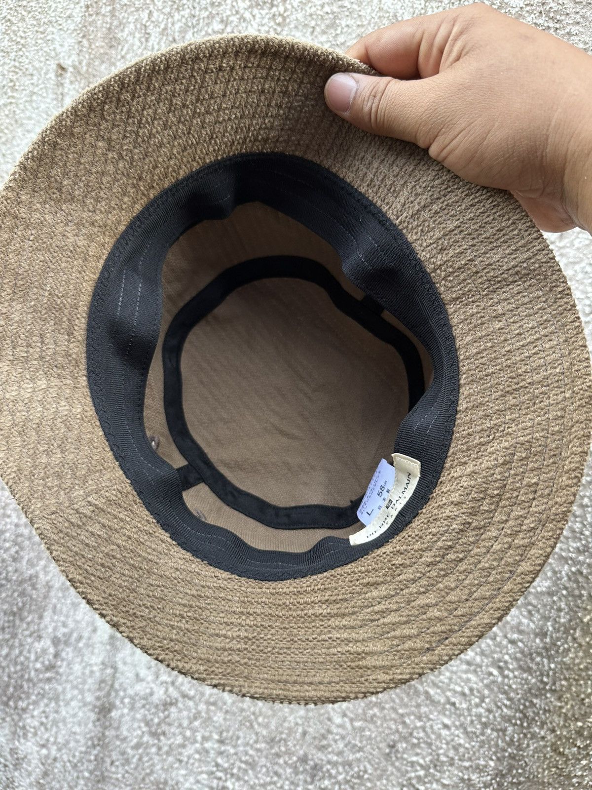 Balmain VTG Pierre Balmain PB Bucket Hat Size ONE SIZE - 6 Thumbnail