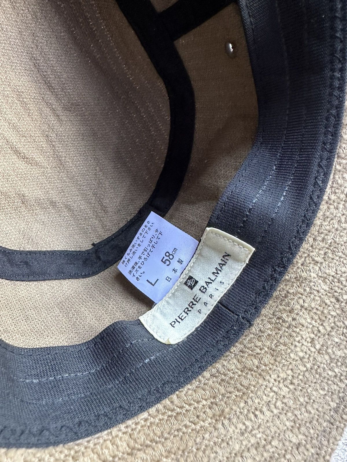 Balmain VTG Pierre Balmain PB Bucket Hat Size ONE SIZE - 7 Thumbnail