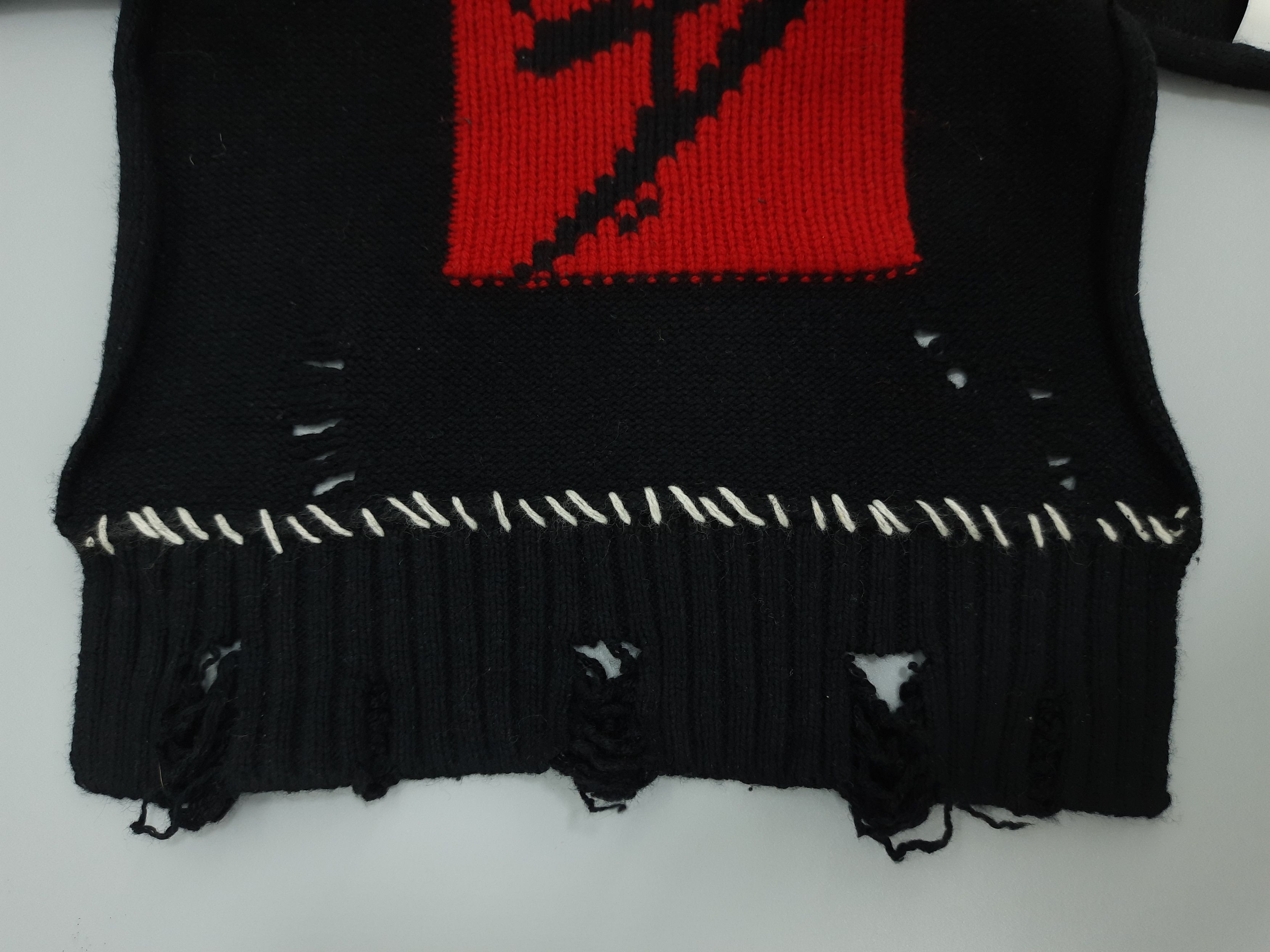 Japanese Brand AMBUSH Distressed Design Scarf / Muffler / Neckwear - MFB16 Size ONE SIZE - 8 Thumbnail