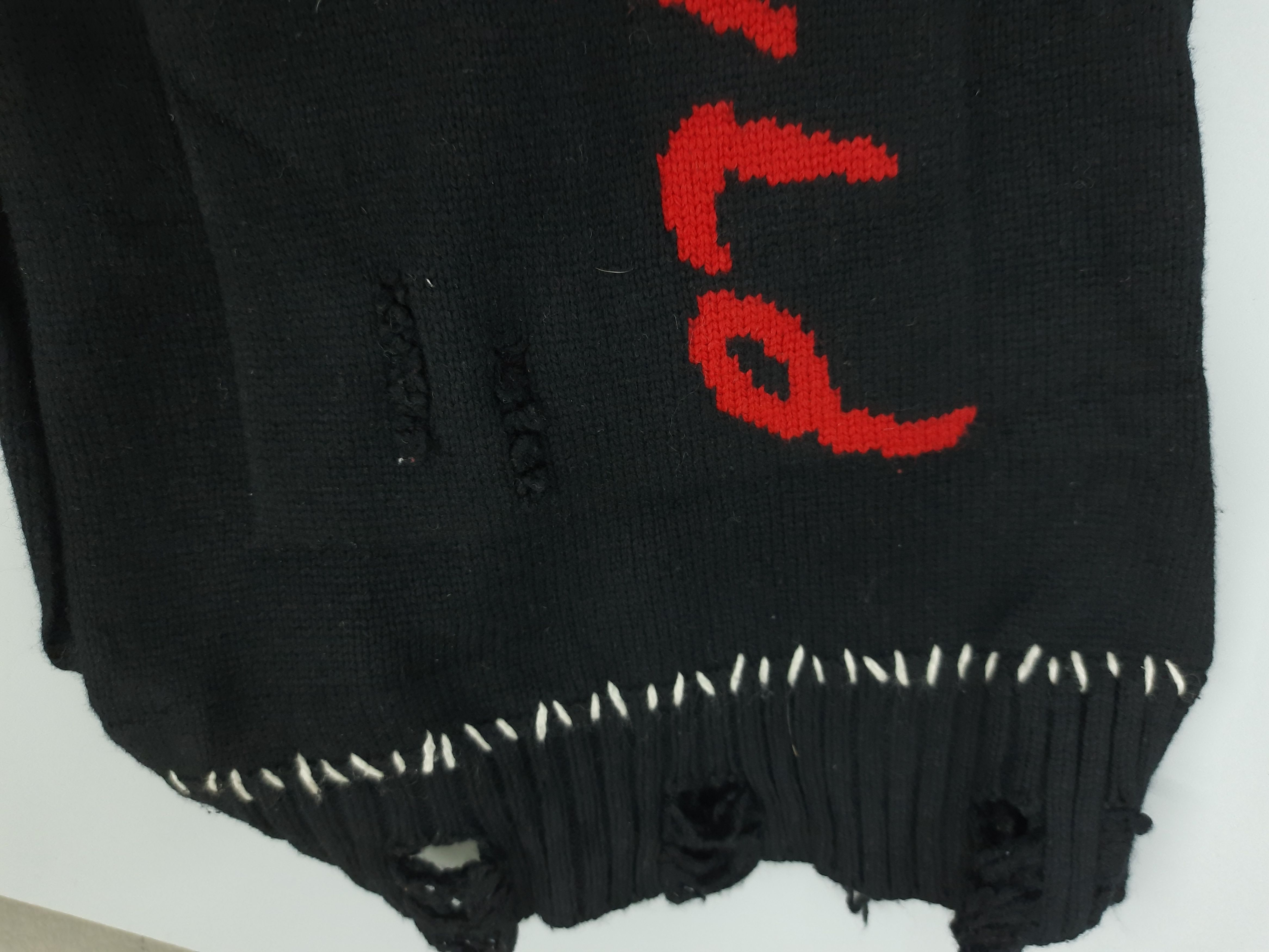 Japanese Brand AMBUSH Distressed Design Scarf / Muffler / Neckwear - MFB16 Size ONE SIZE - 12 Thumbnail